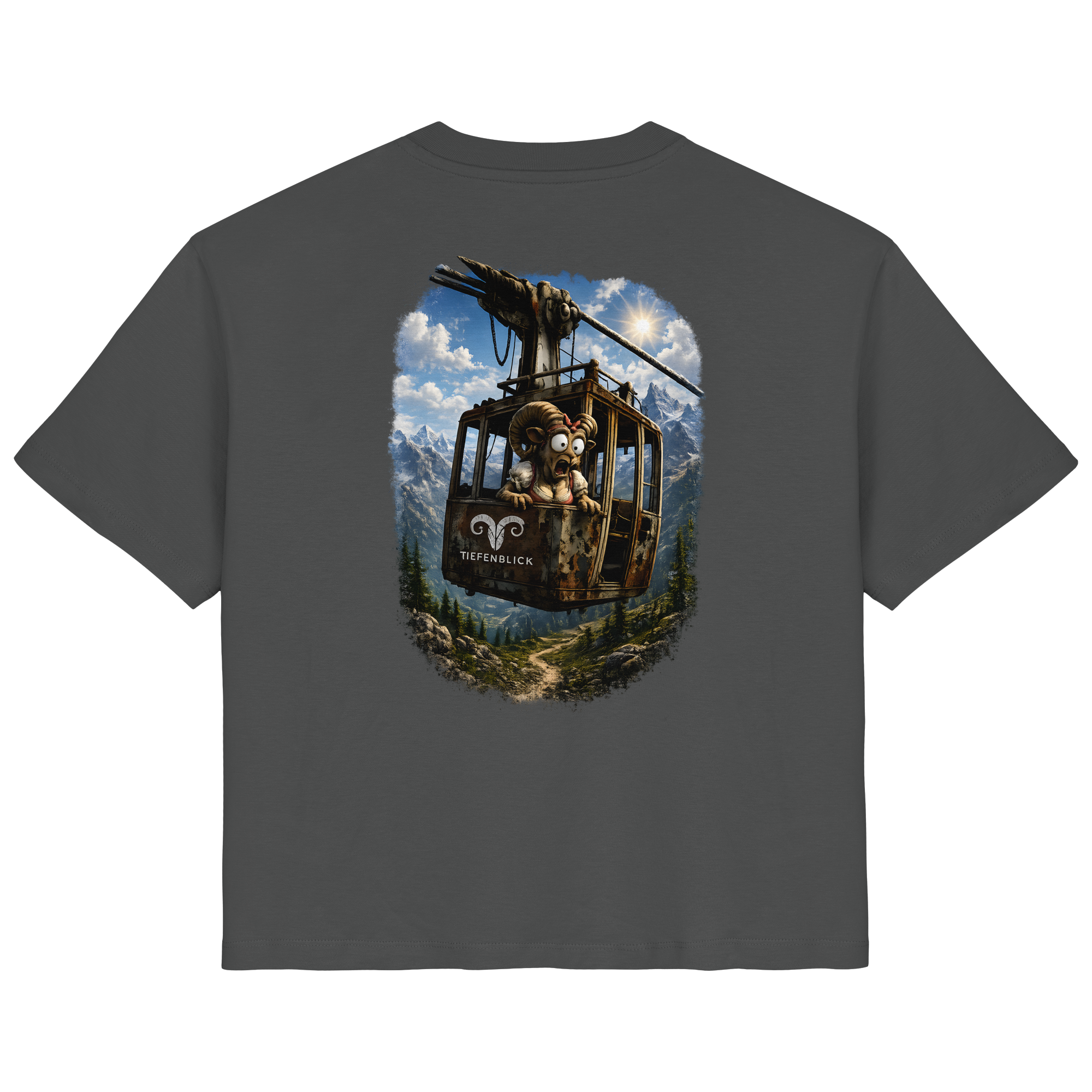 Tiefenblick Gondel Adrenalin Fun - Ladies Organic Shirt