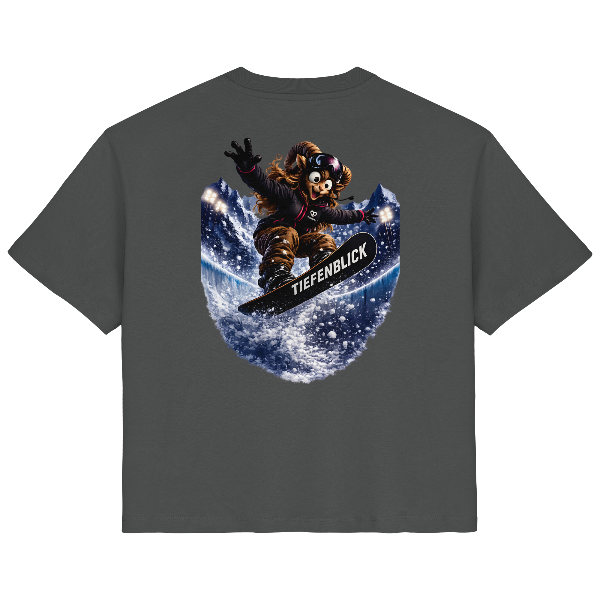 Tiefenblick Snowboarden Halfpipe - Ladies Organic Shirt