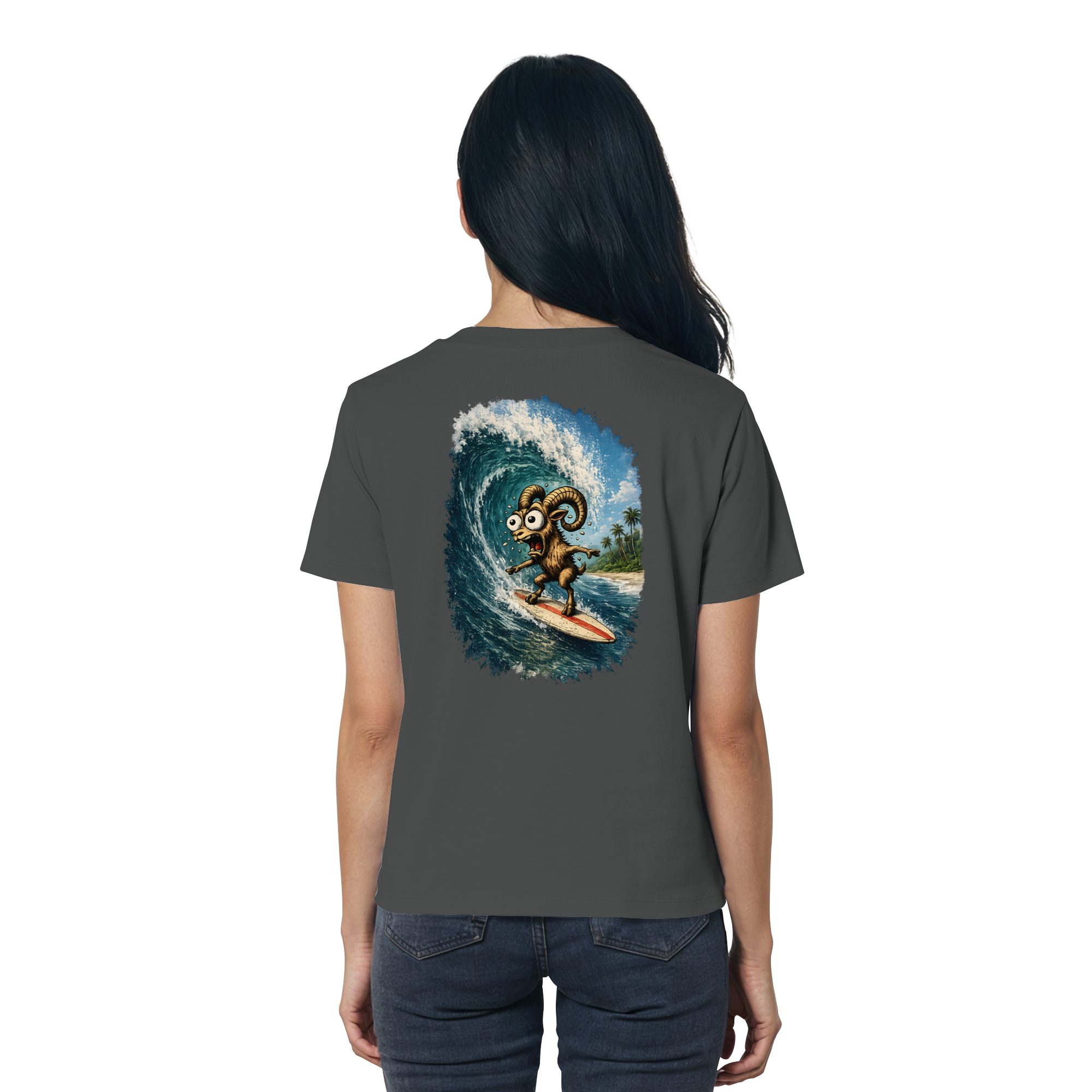 Tiefenblick Urlaub Fun  - Ladies Organic Shirt