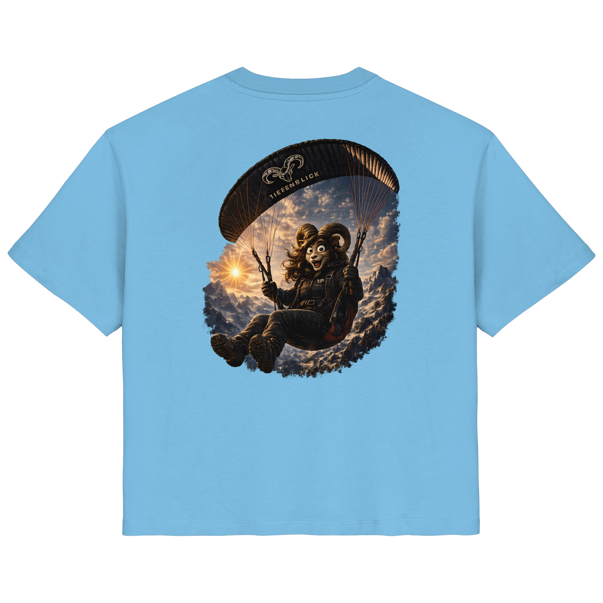Tiefenblick Paraglider (Frau) - Ladies Organic Shirt