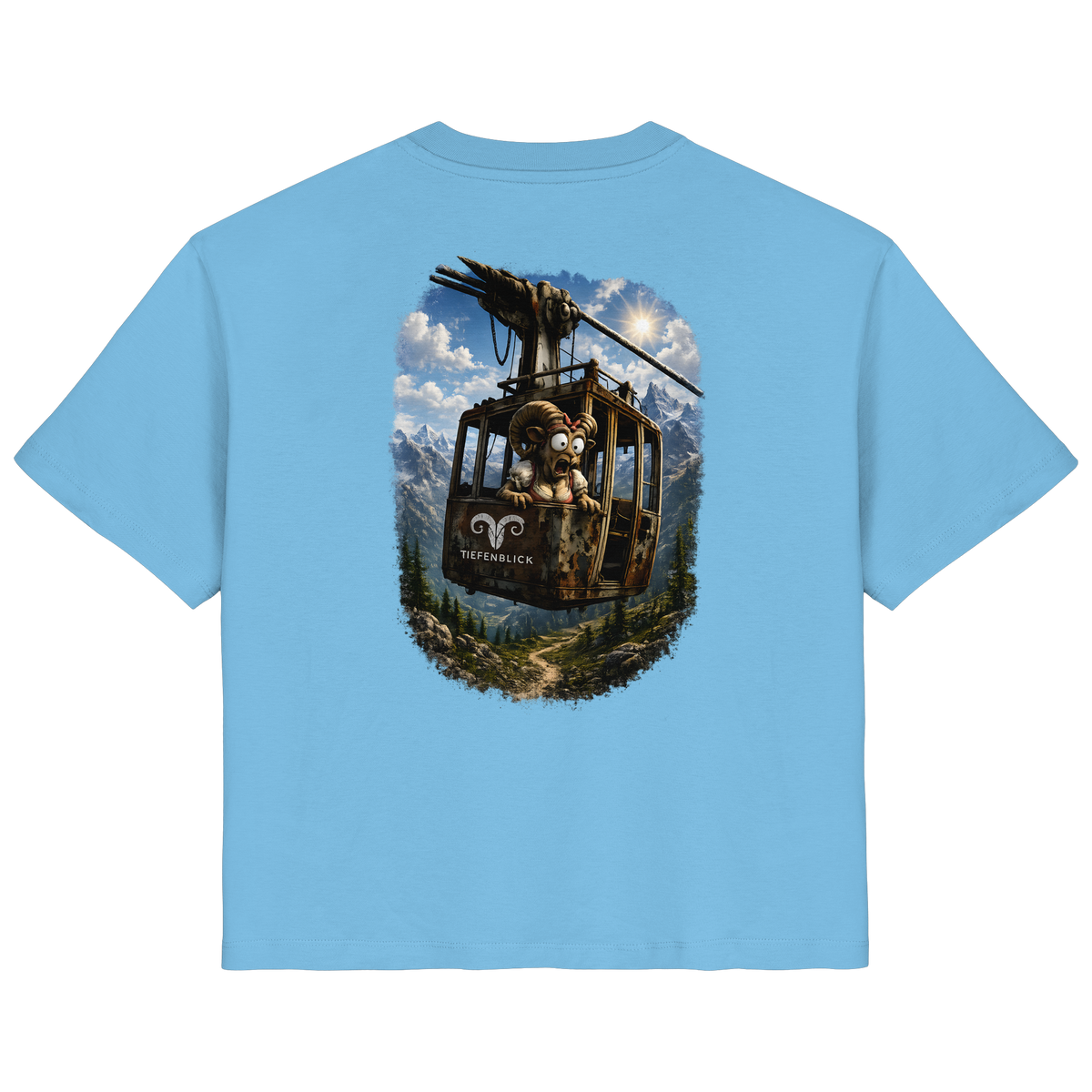 Tiefenblick Adrenalin Gondel Fun - Ladies Organic Shirt