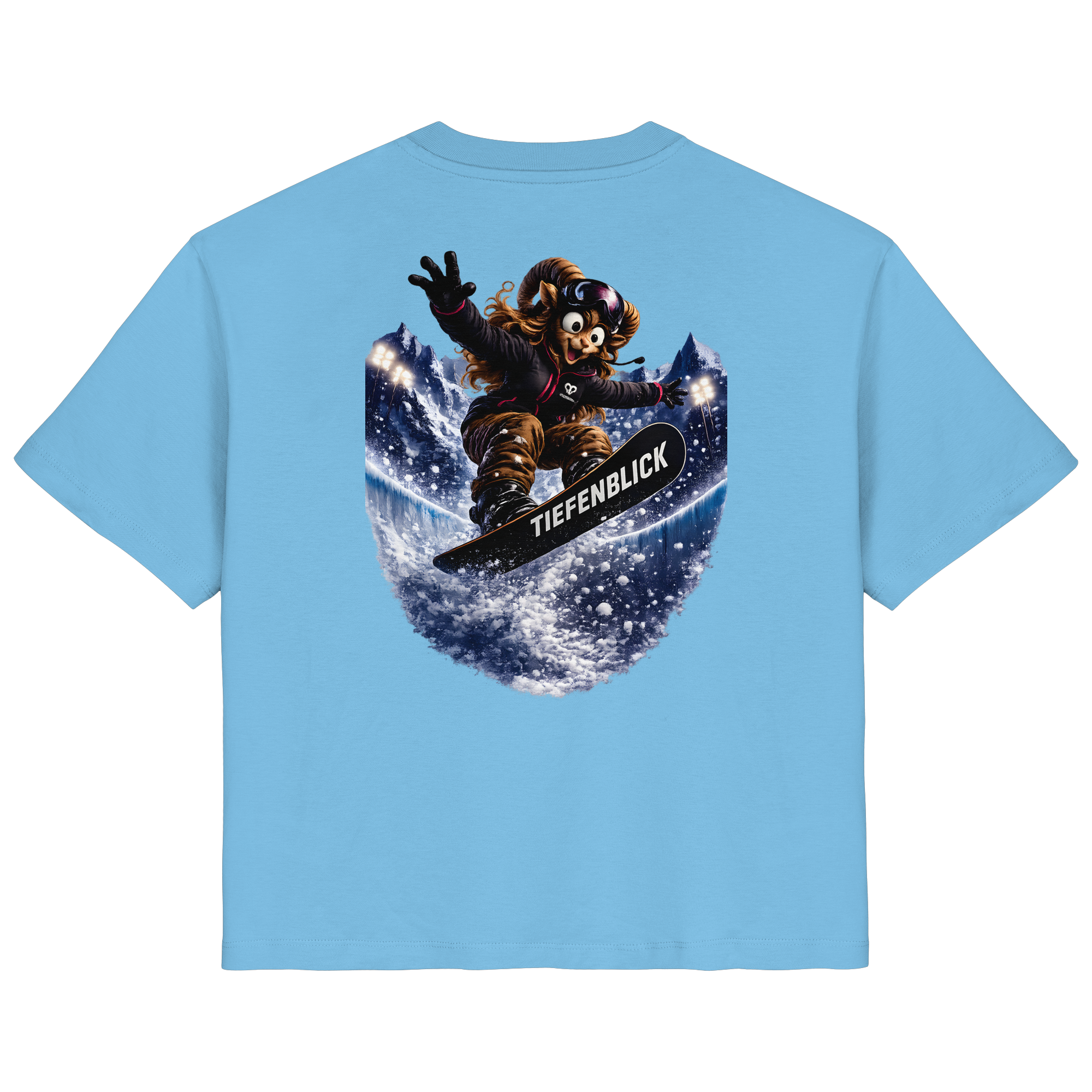 Tiefenblick Snowboarden Halfpipe - Ladies Organic Shirt