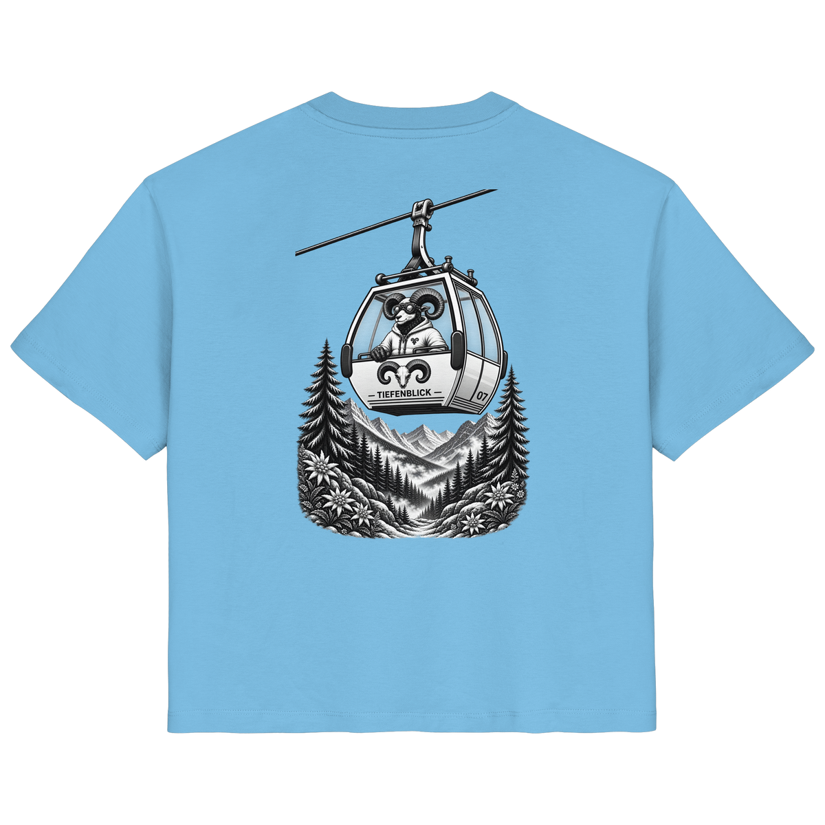 Tiefenblick Gondel Fun  - Ladies Organic Shirt