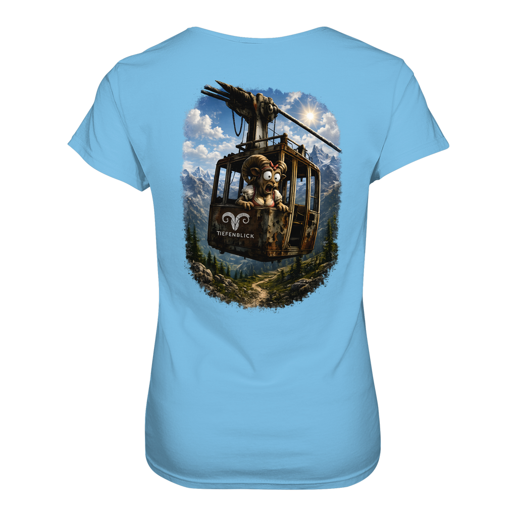 Tiefenblick Gondel Adrenalin Fun - Ladies Organic Shirt