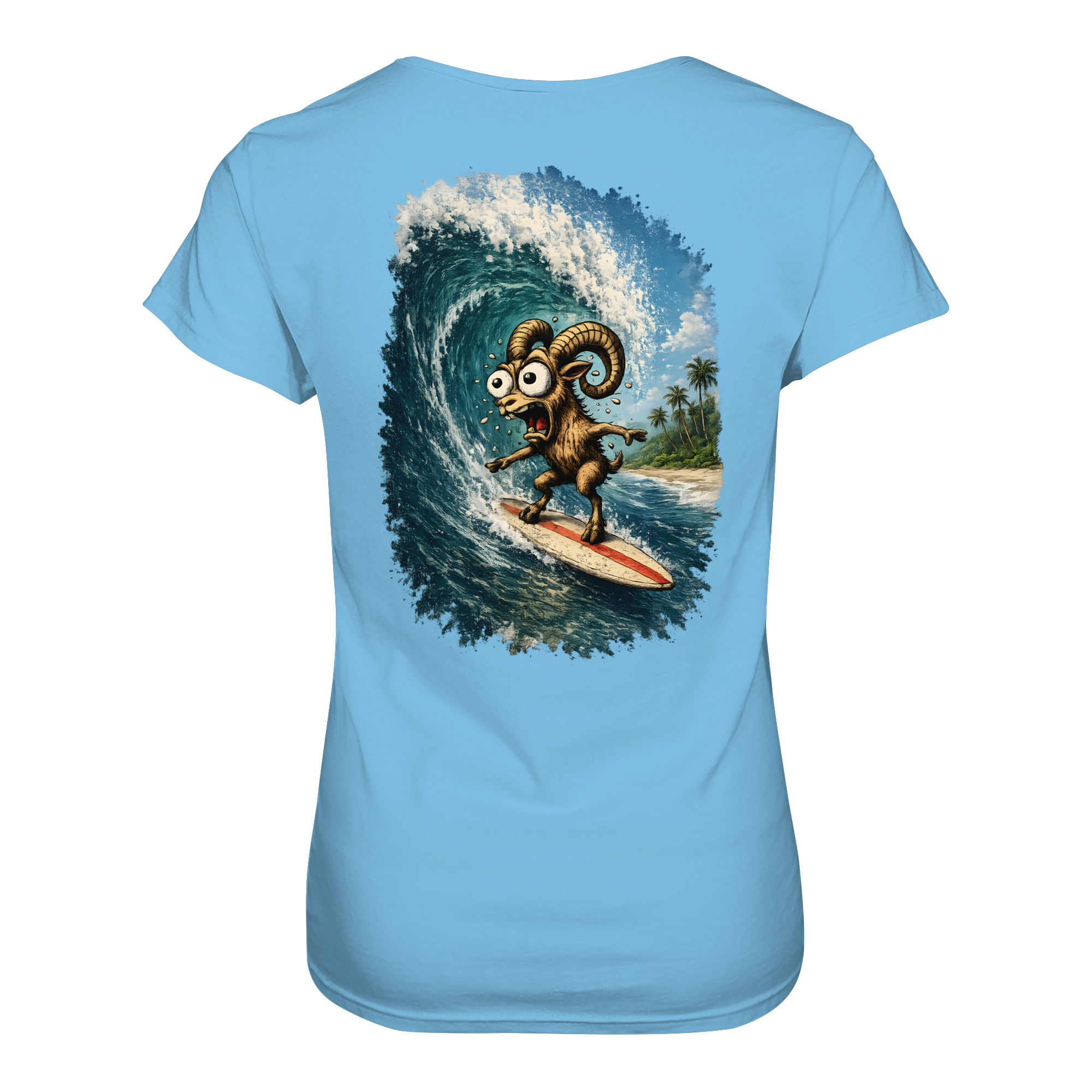 Tiefenblick Urlaub Fun  - Ladies Organic Shirt