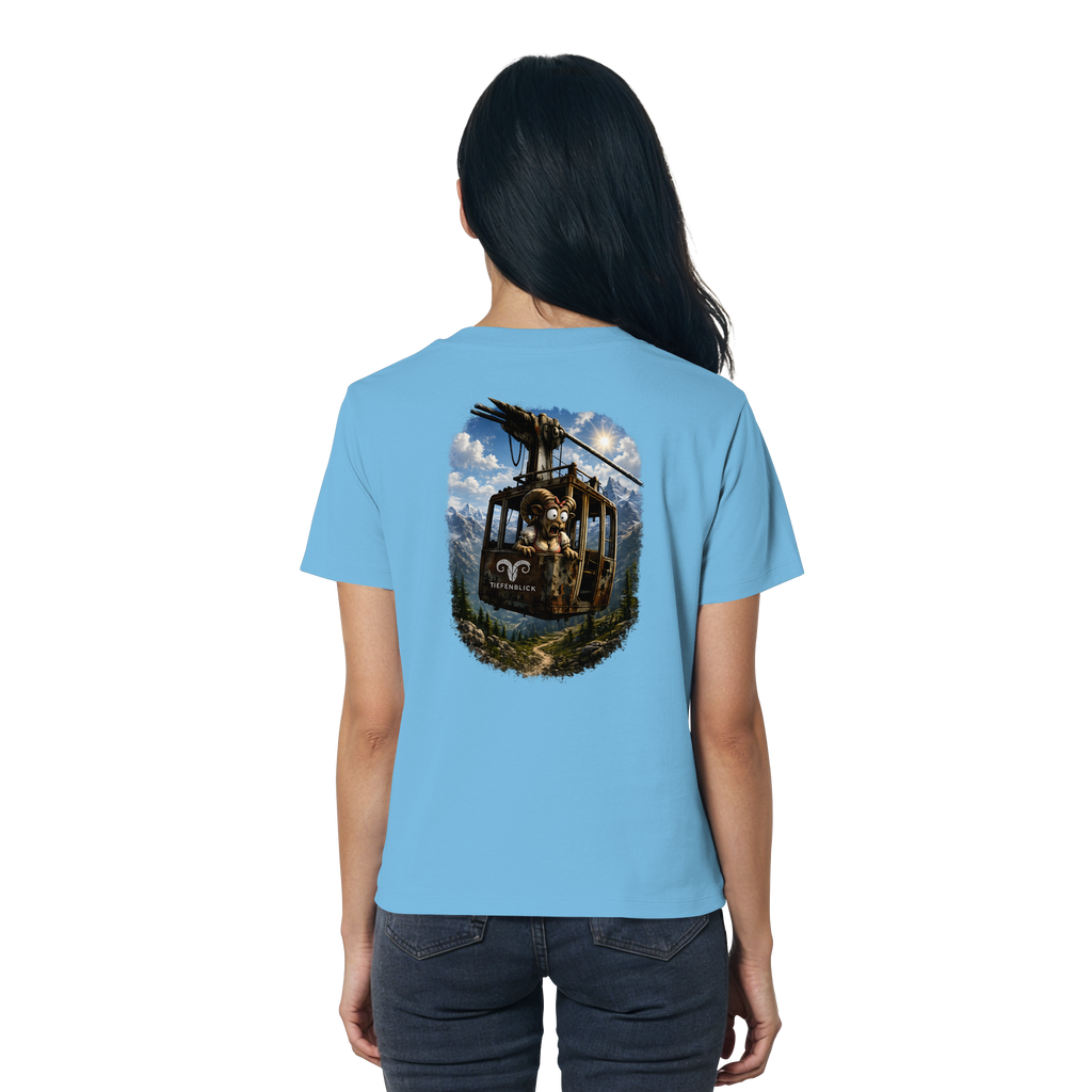 Tiefenblick Adrenalin Gondel Fun - Ladies Organic Shirt