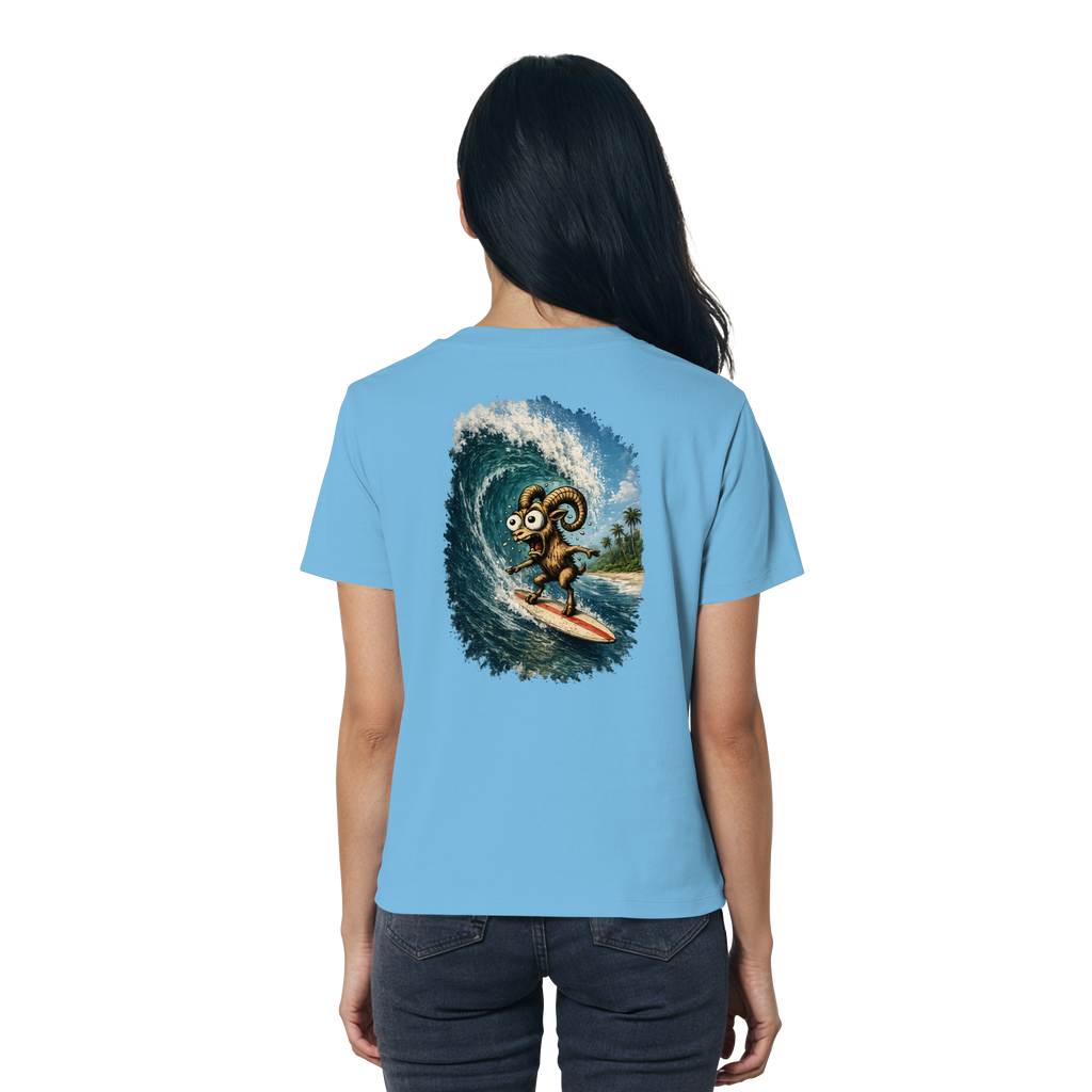Tiefenblick Urlaub Fun  - Ladies Organic Shirt
