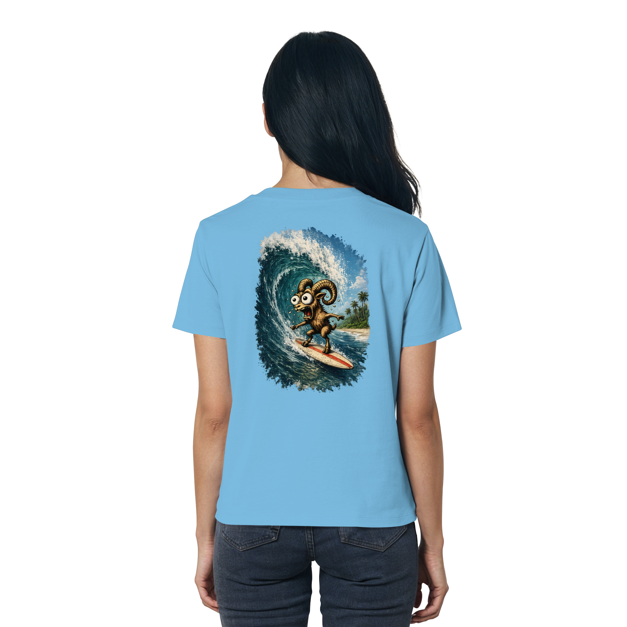 Tiefenblick Urlaub Fun  - Ladies Organic Shirt