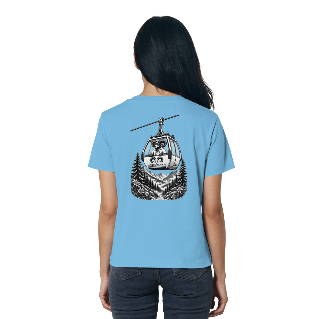 Tiefenblick Gondel Fun  - Ladies Organic Shirt