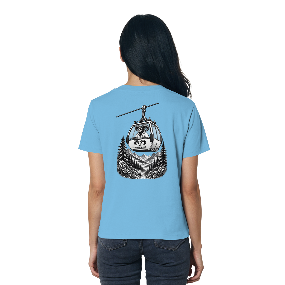 Tiefenblick Gondel Fun  - Ladies Organic Shirt