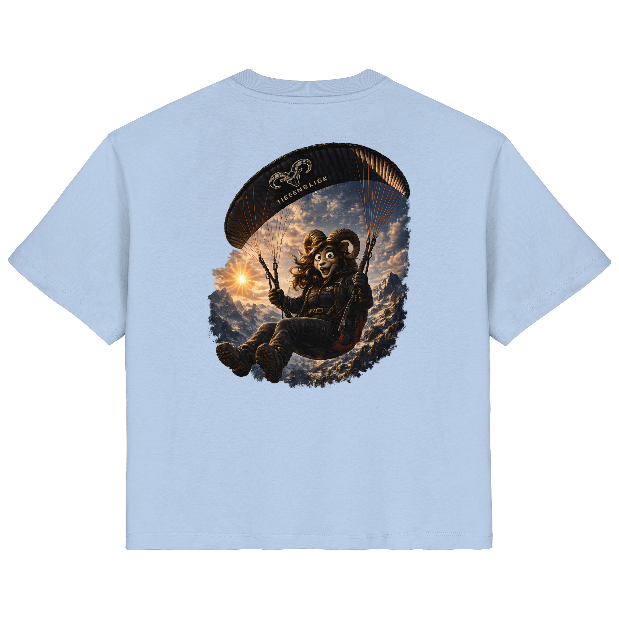 Tiefenblick Paraglider (Frau) - Ladies Organic Shirt