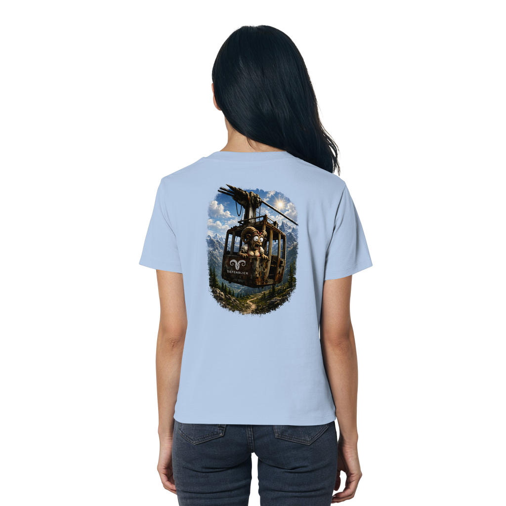 Tiefenblick Gondel Adrenalin Fun - Ladies Organic Shirt