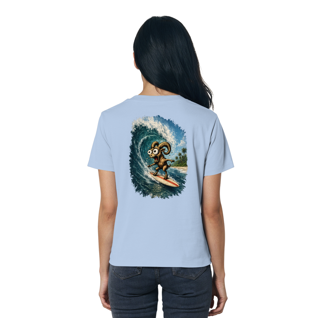 Tiefenblick Urlaub Fun  - Ladies Organic Shirt