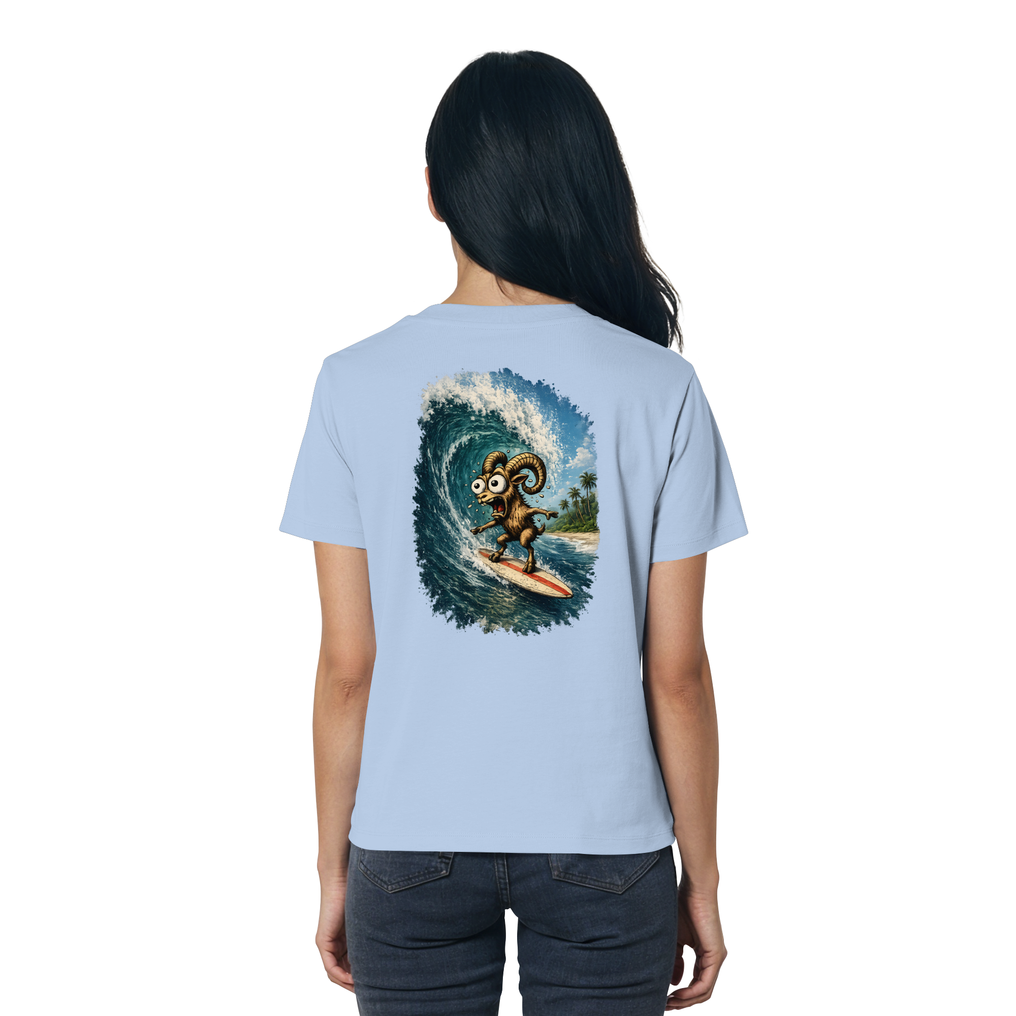 Tiefenblick Urlaub Fun  - Ladies Organic Shirt