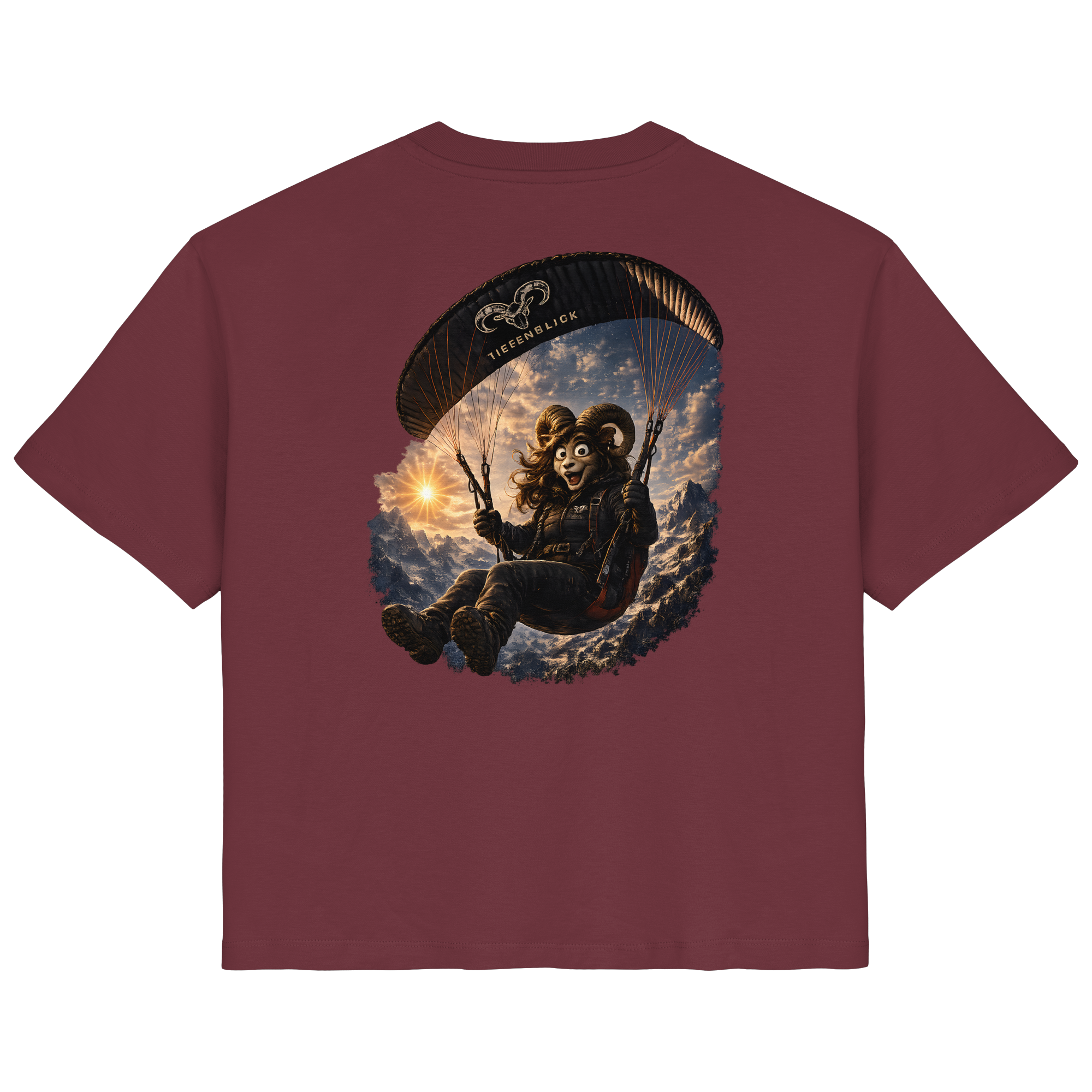 Tiefenblick Paraglider (Frau) - Ladies Organic Shirt