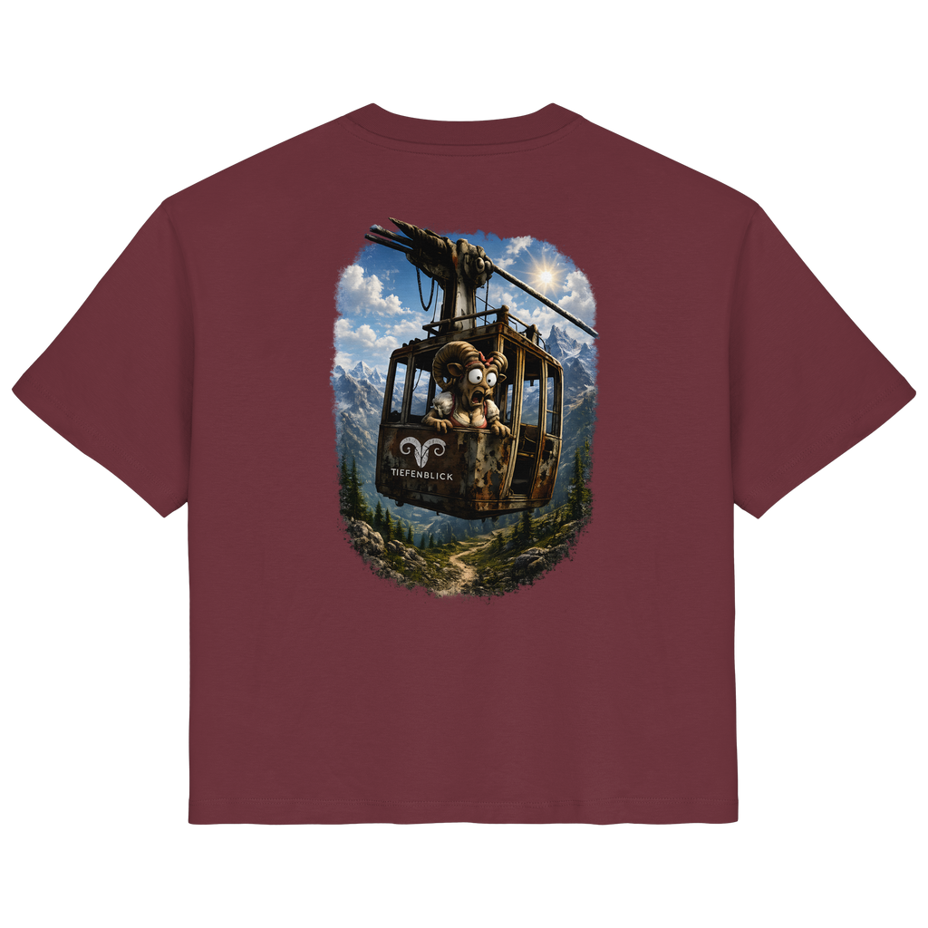 Tiefenblick Gondel Adrenalin Fun - Ladies Organic Shirt