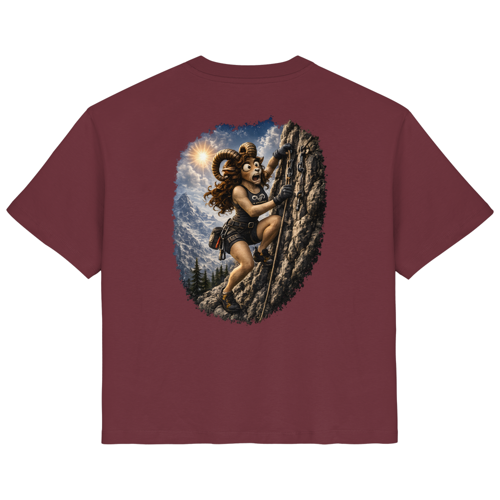 Tiefenblick Klettern - Ladies Organic Shirt