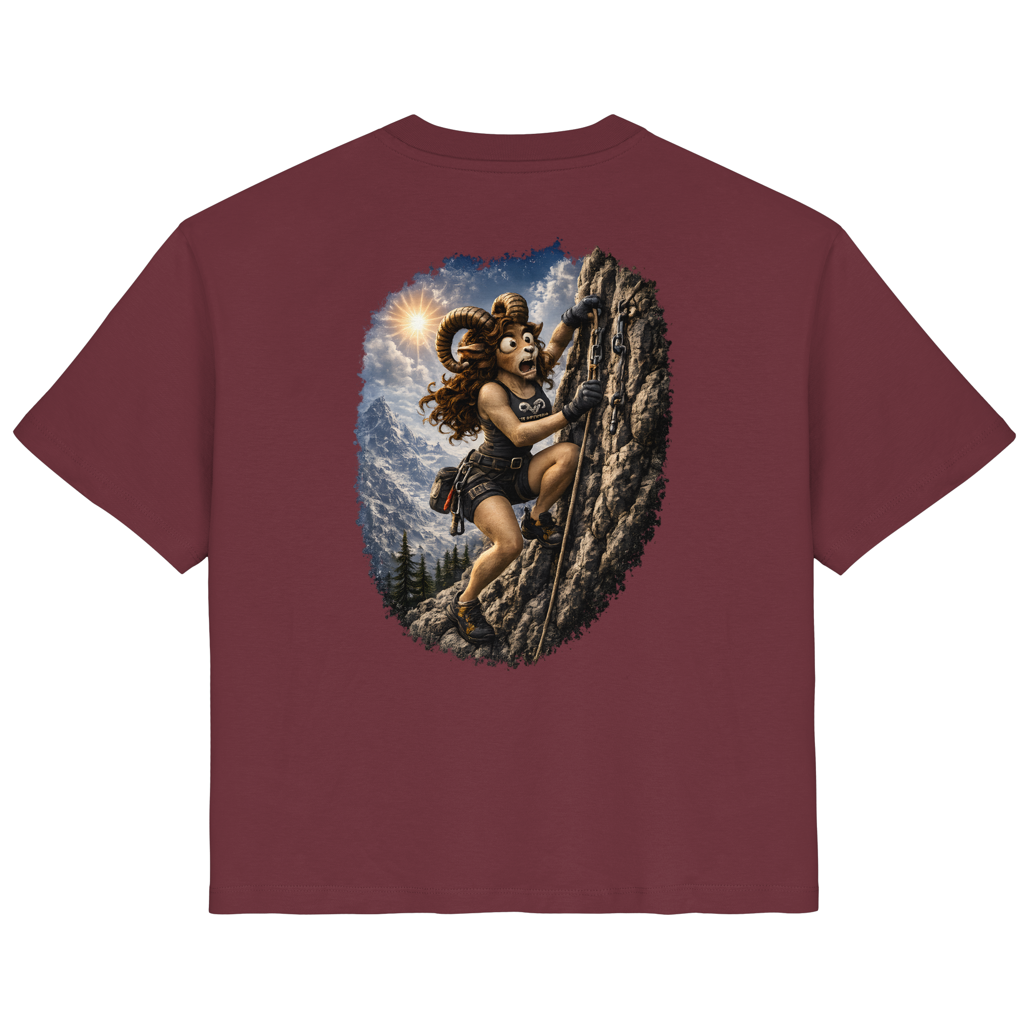 Tiefenblick Klettern - Ladies Organic Shirt