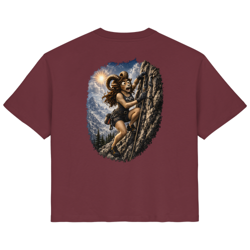 Tiefenblick Klettern - Ladies Organic Shirt