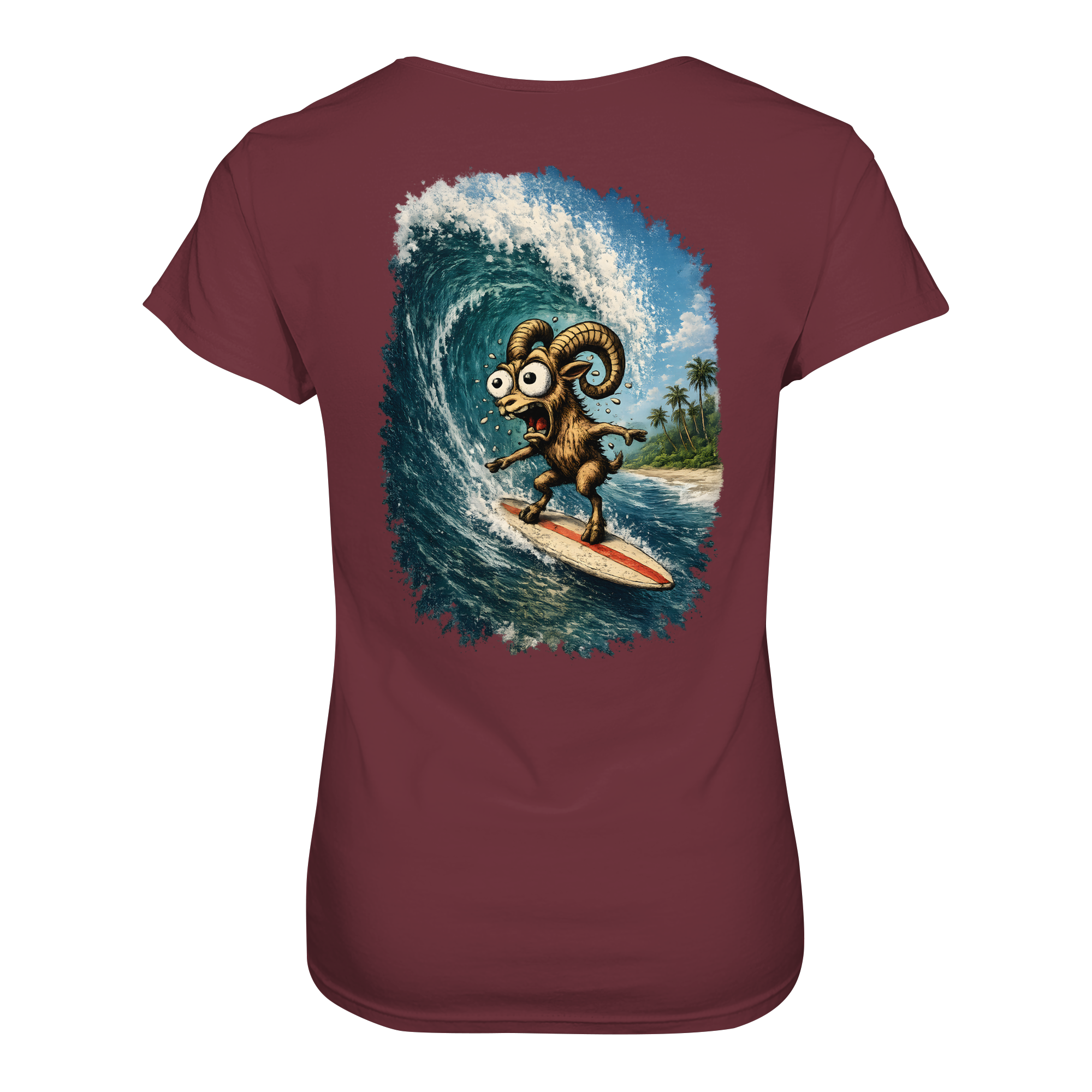Tiefenblick Urlaub Fun  - Ladies Organic Shirt