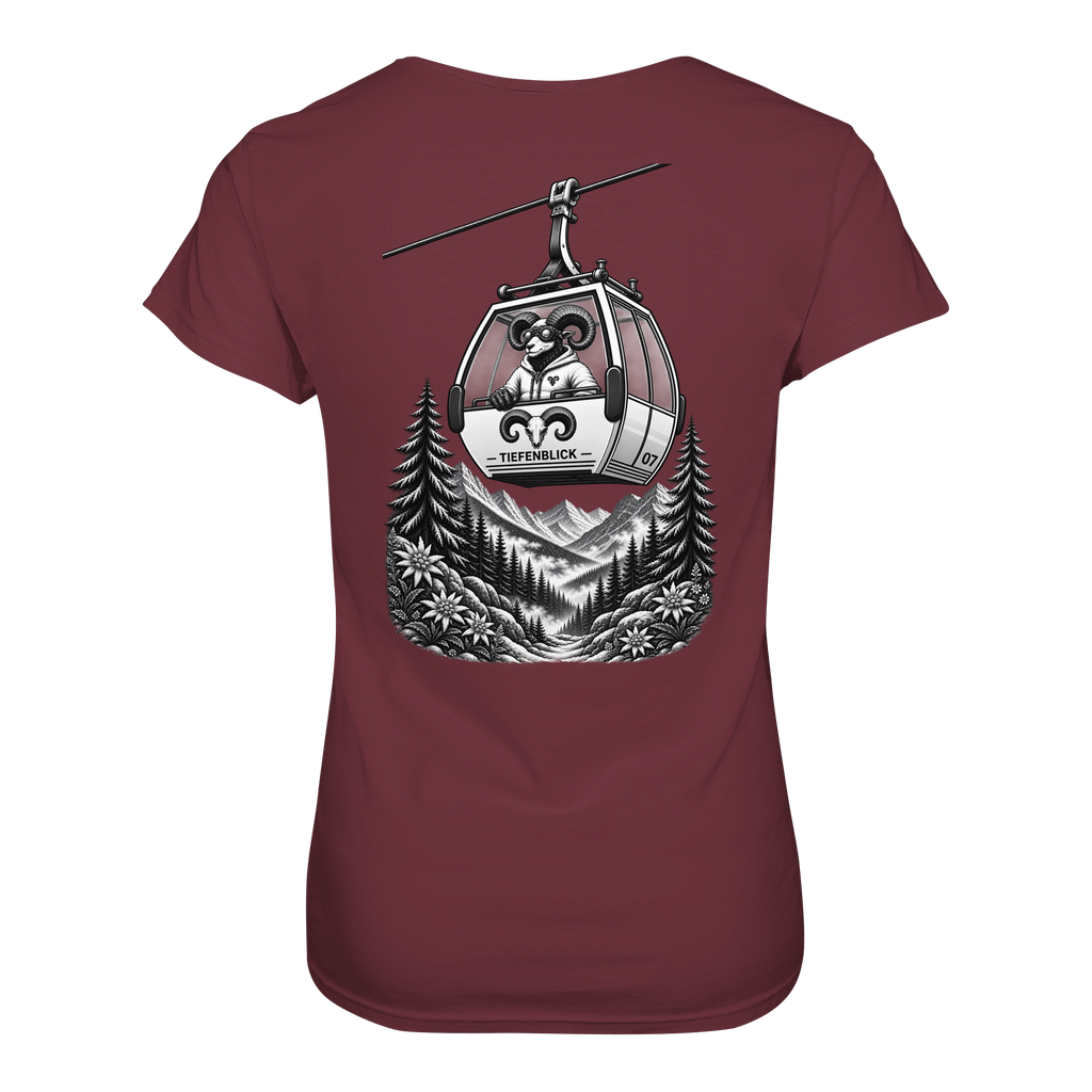 Tiefenblick Gondel Fun  - Ladies Organic Shirt