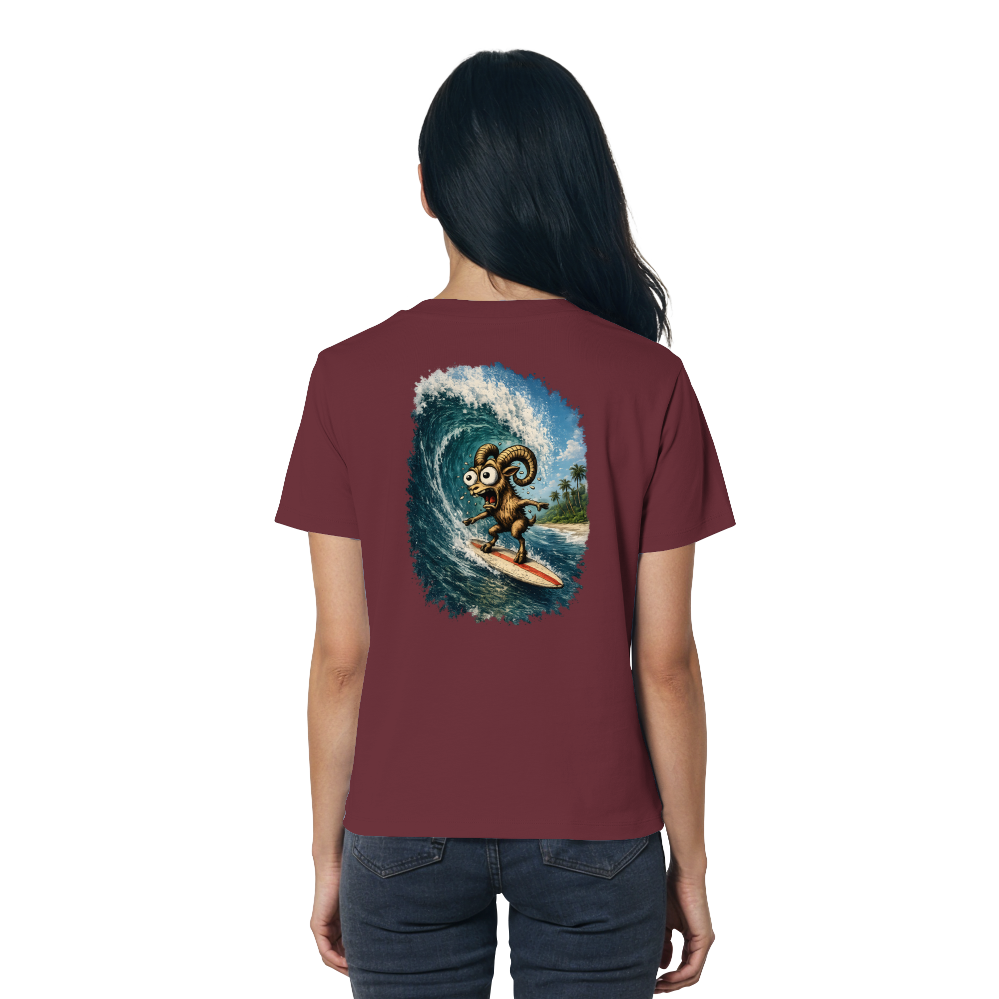 Tiefenblick Urlaub Fun  - Ladies Organic Shirt