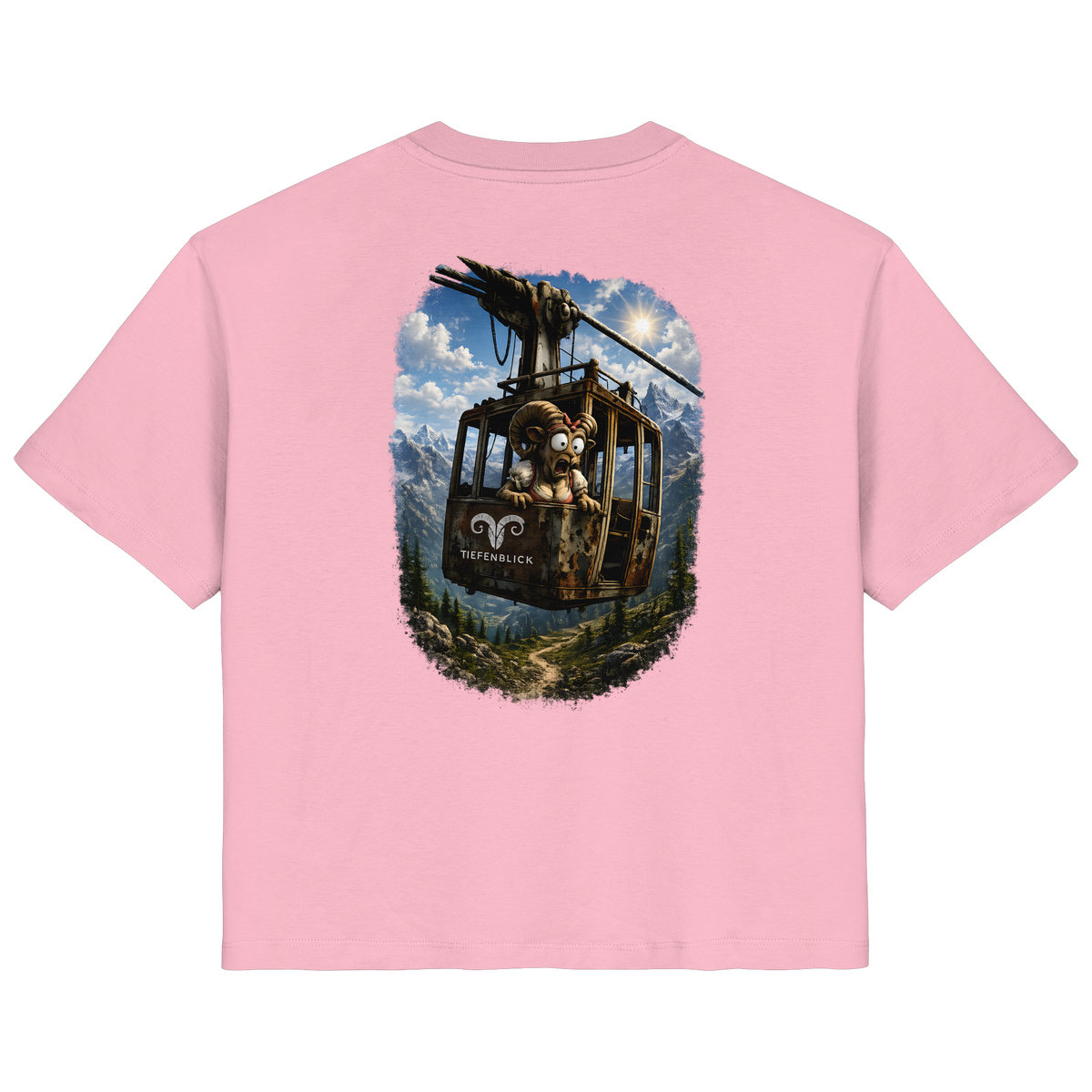 Tiefenblick Adrenalin Gondel Fun - Ladies Organic Shirt