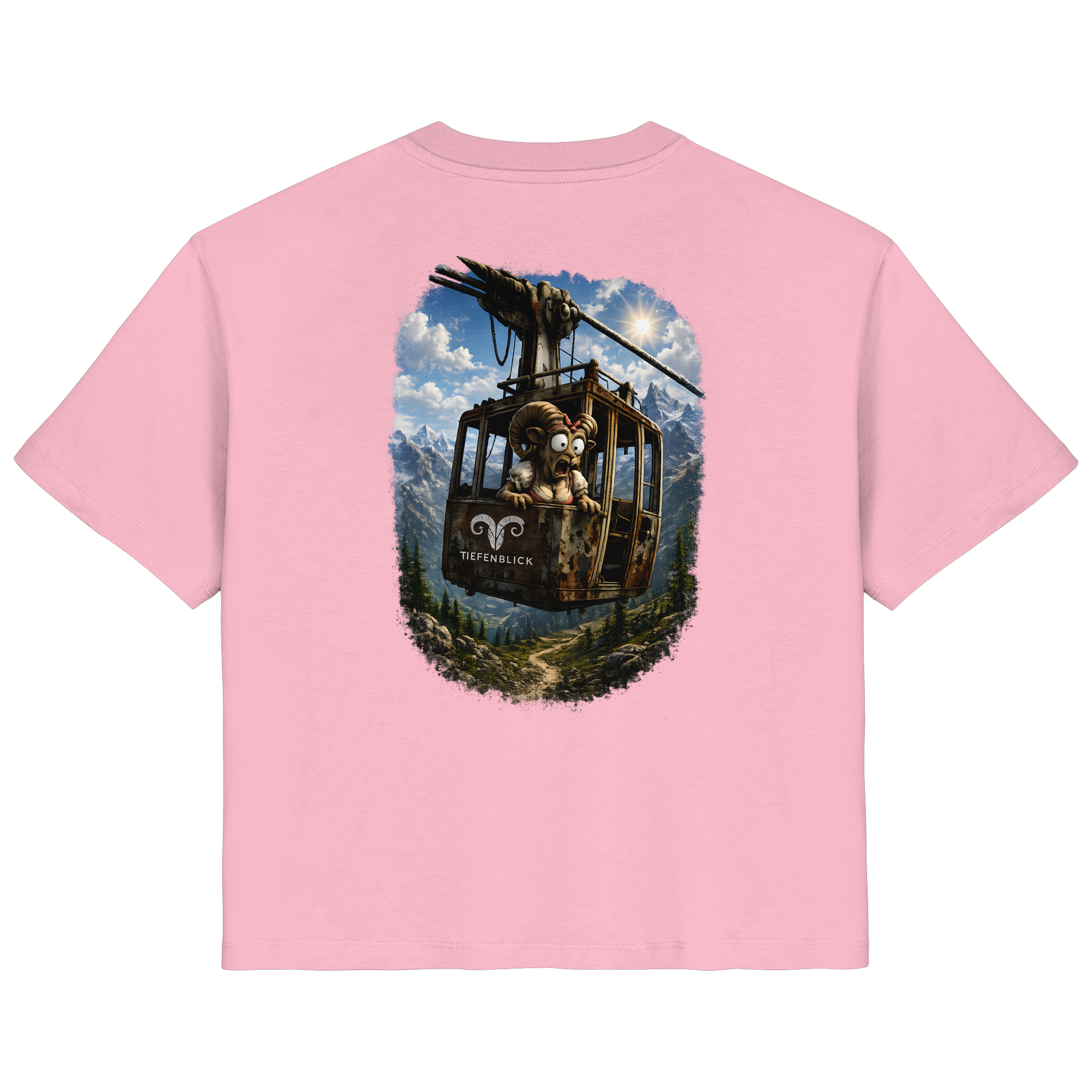 Tiefenblick Gondel Adrenalin Fun - Ladies Organic Shirt