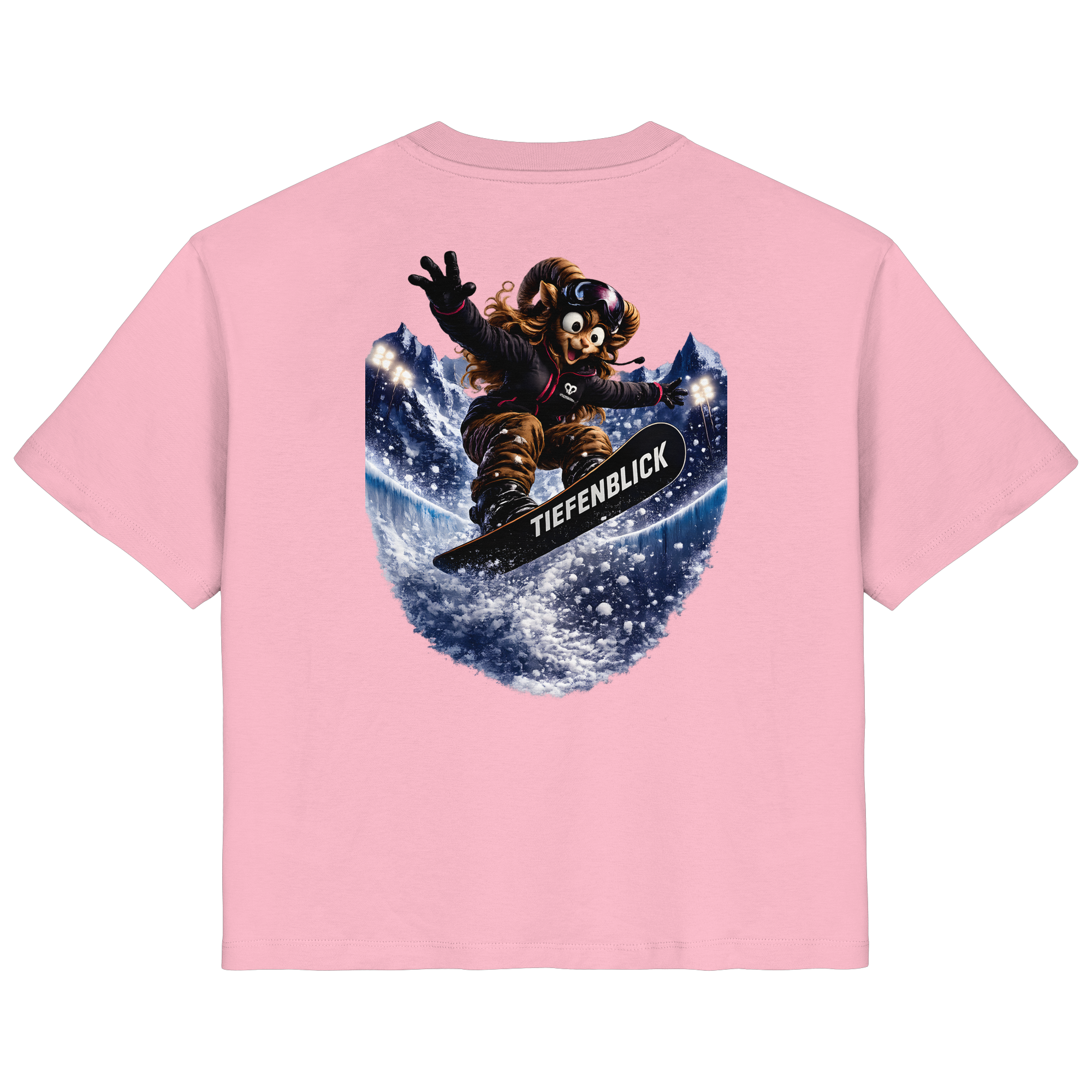 Tiefenblick Snowboarden Halfpipe - Ladies Organic Shirt