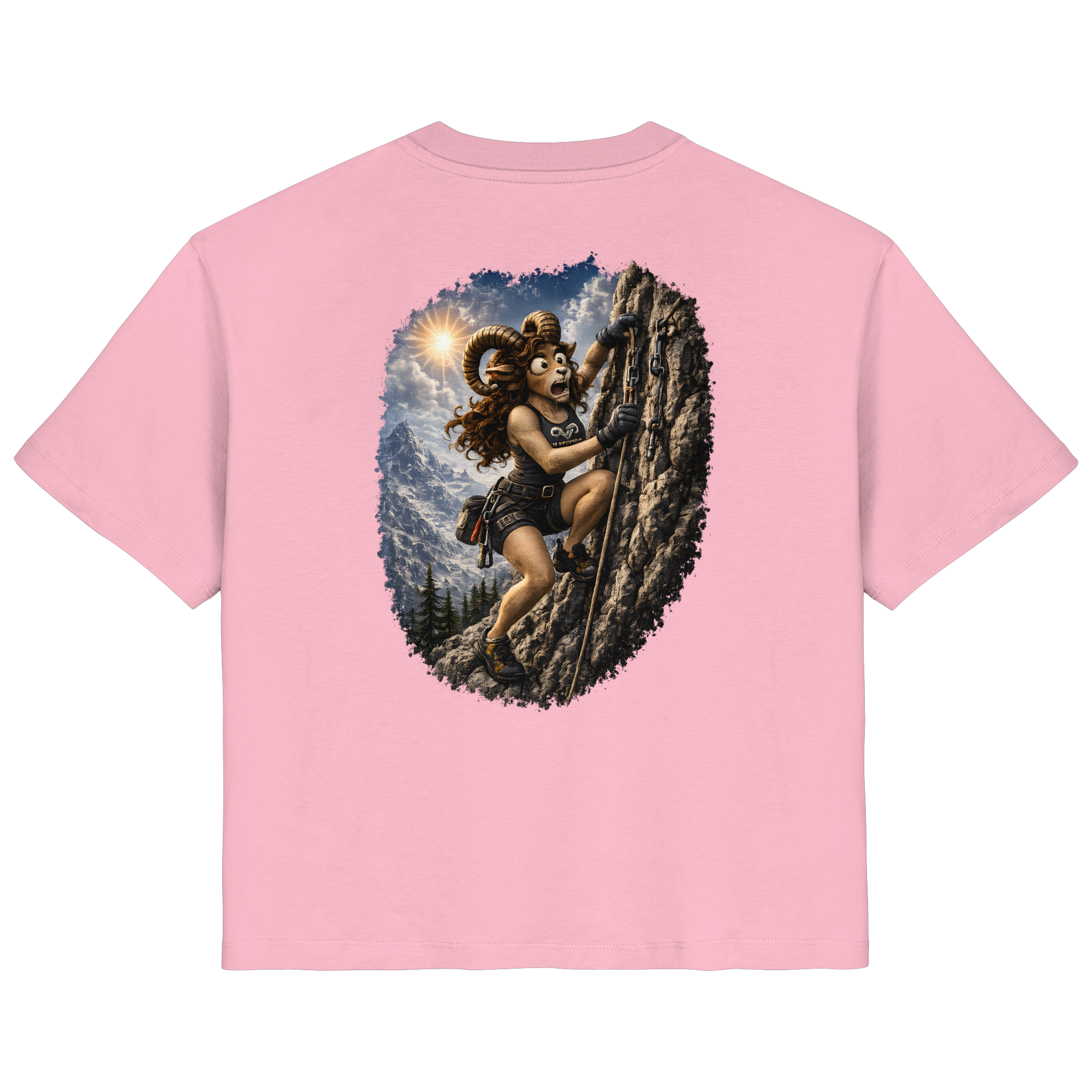 Tiefenblick Klettern - Ladies Organic Shirt