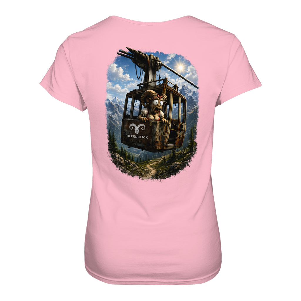 Tiefenblick Gondel Adrenalin Fun - Ladies Organic Shirt