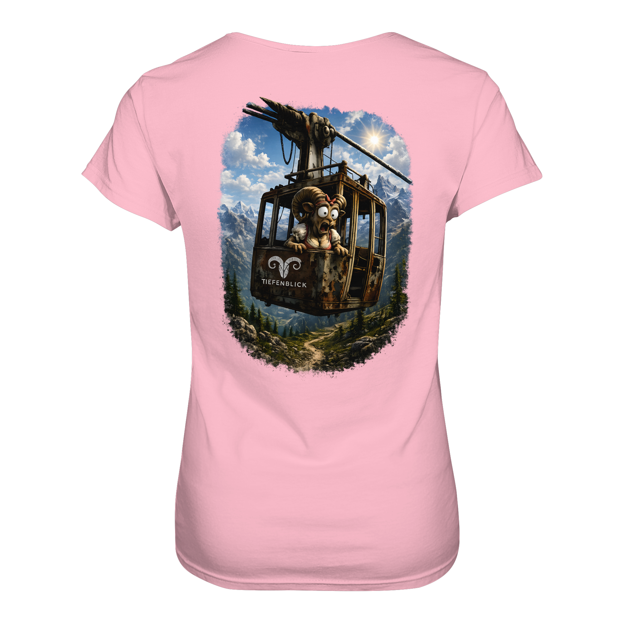 Tiefenblick Gondel Adrenalin Fun - Ladies Organic Shirt