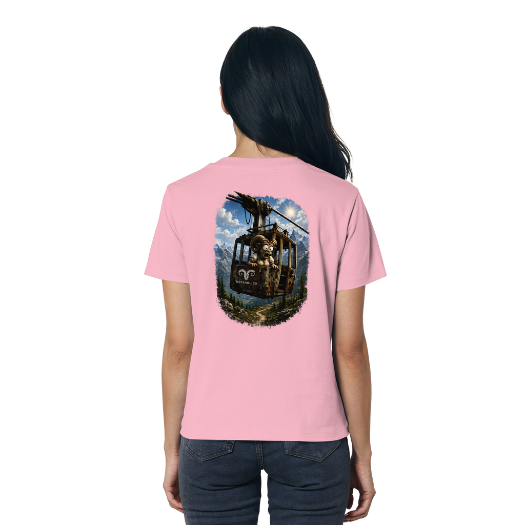 Tiefenblick Gondel Adrenalin Fun - Ladies Organic Shirt