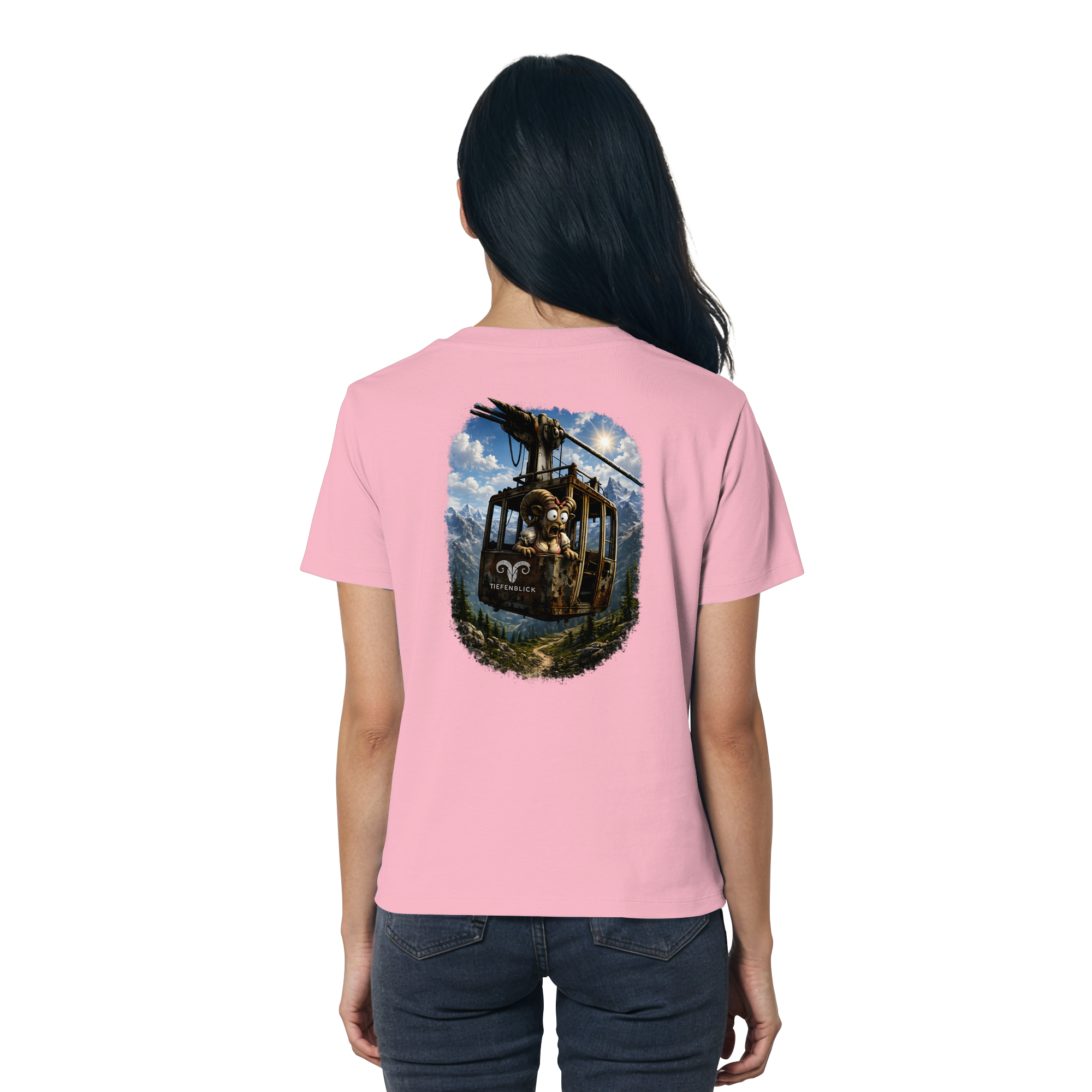 Tiefenblick Gondel Adrenalin Fun - Ladies Organic Shirt