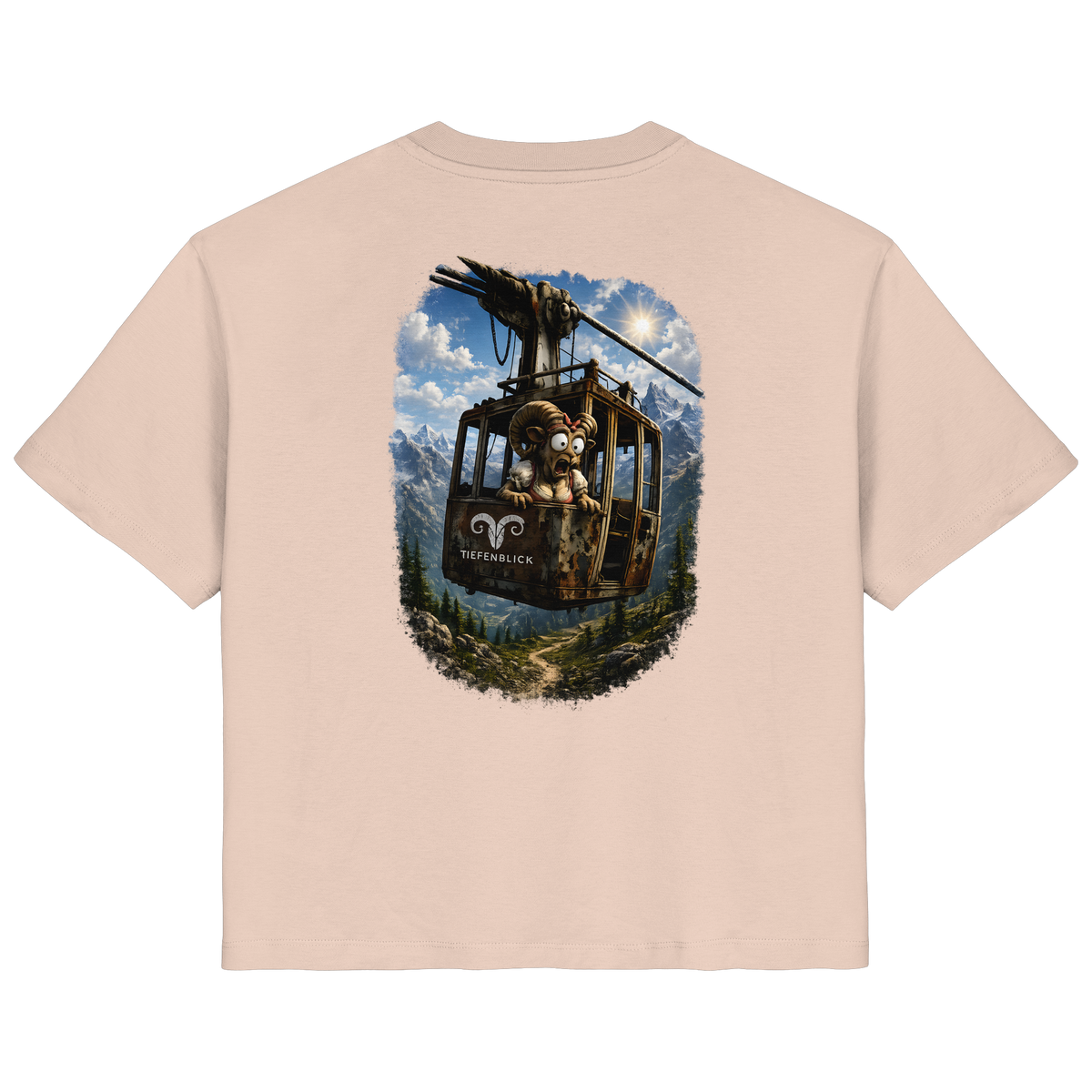 Tiefenblick Adrenalin Gondel Fun - Ladies Organic Shirt