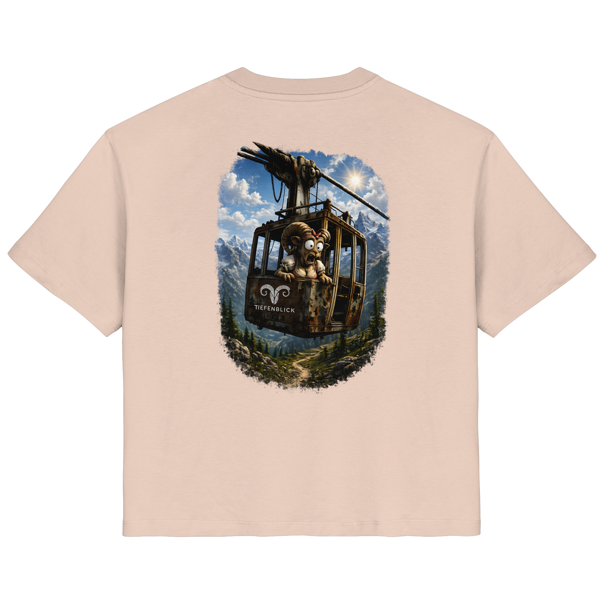 Tiefenblick Gondel Adrenalin Fun - Ladies Organic Shirt