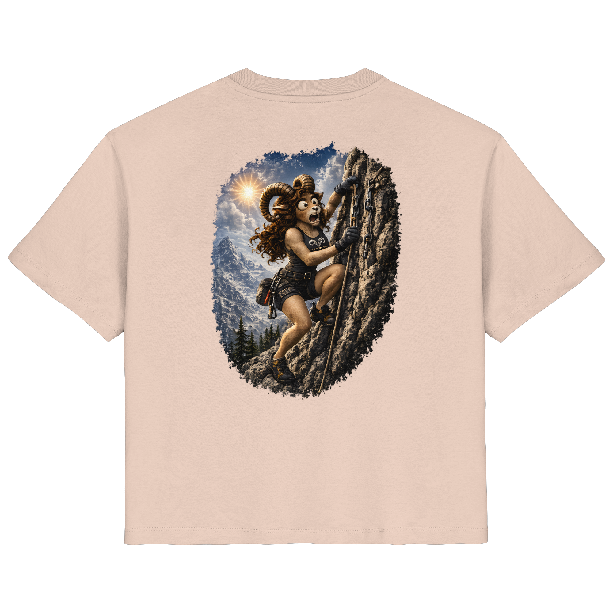 Tiefenblick Klettern - Ladies Organic Shirt