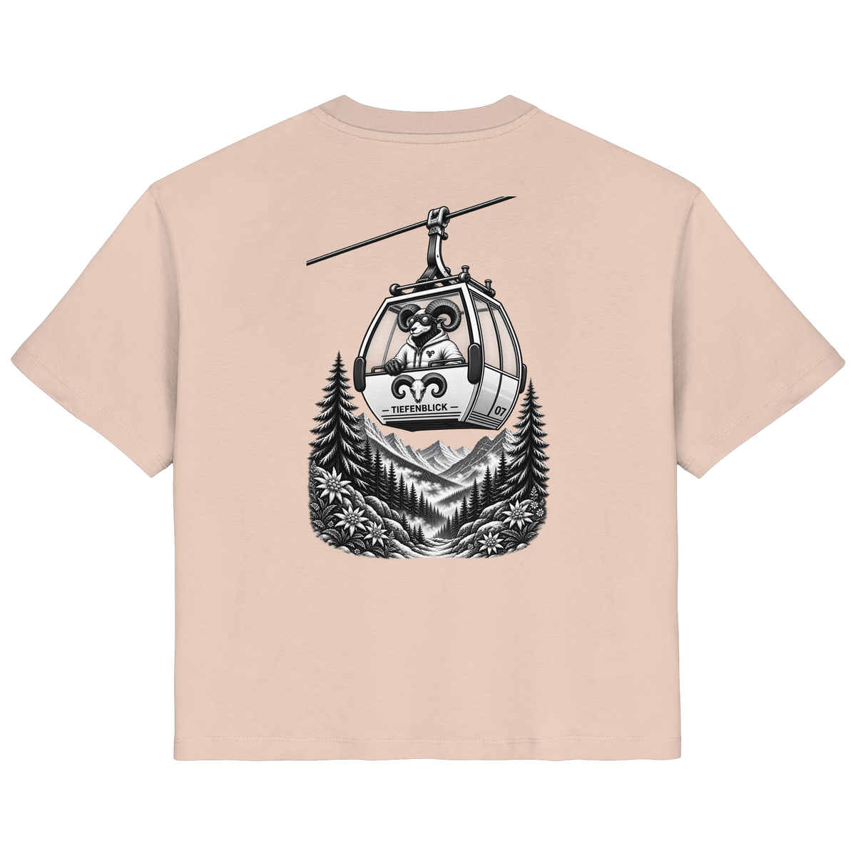 Tiefenblick Gondel Fun  - Ladies Organic Shirt