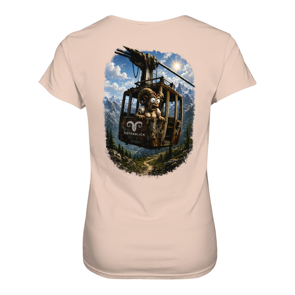 Tiefenblick Gondel Adrenalin Fun - Ladies Organic Shirt