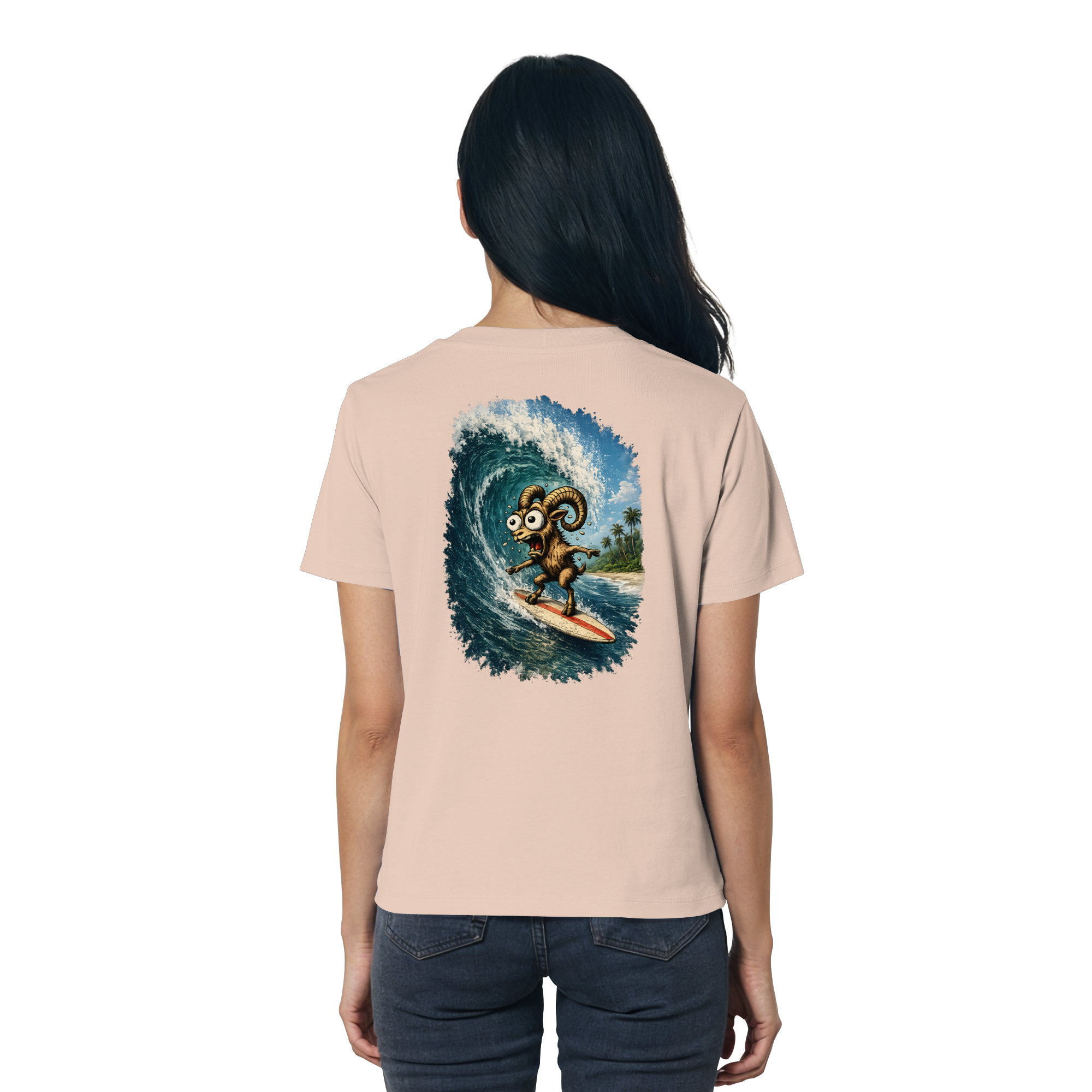Tiefenblick Urlaub Fun  - Ladies Organic Shirt