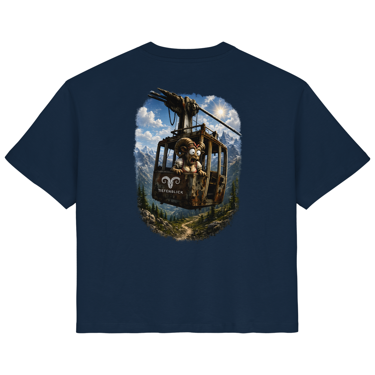 Tiefenblick Adrenalin Gondel Fun - Ladies Organic Shirt