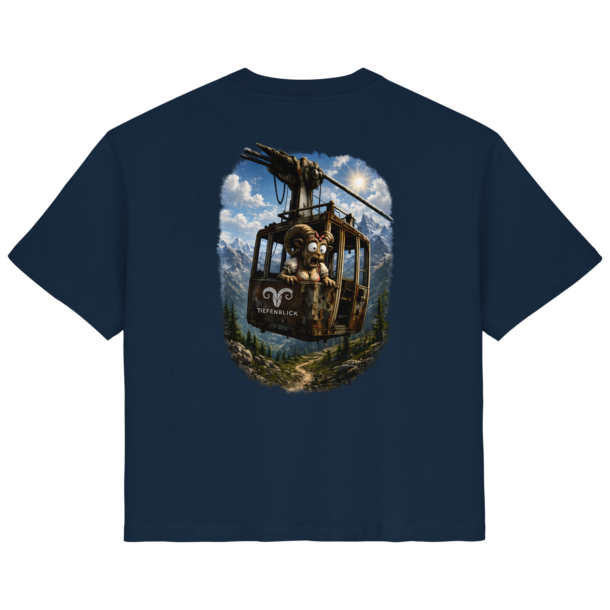 Tiefenblick Gondel Adrenalin Fun - Ladies Organic Shirt