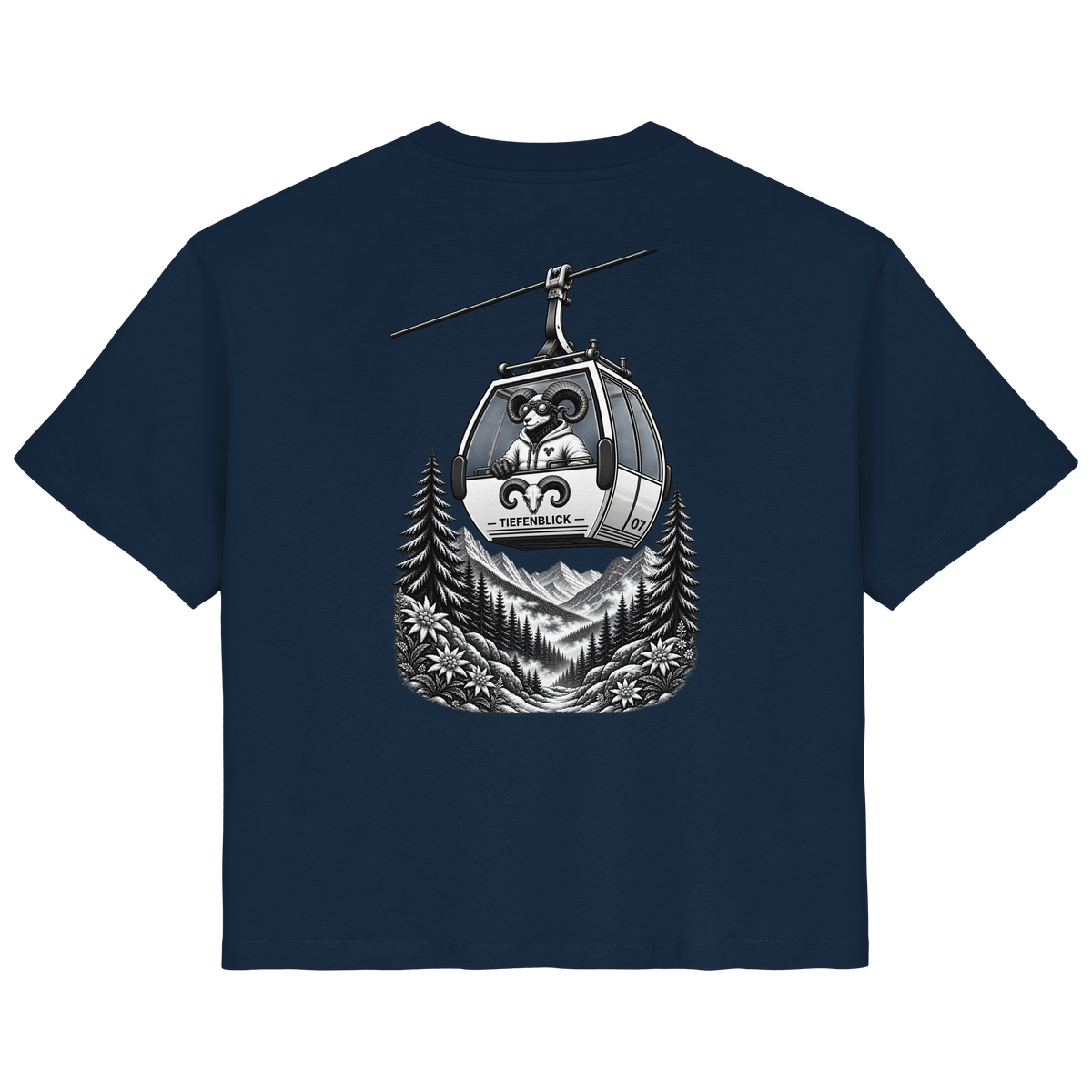 Tiefenblick Gondel Fun  - Ladies Organic Shirt