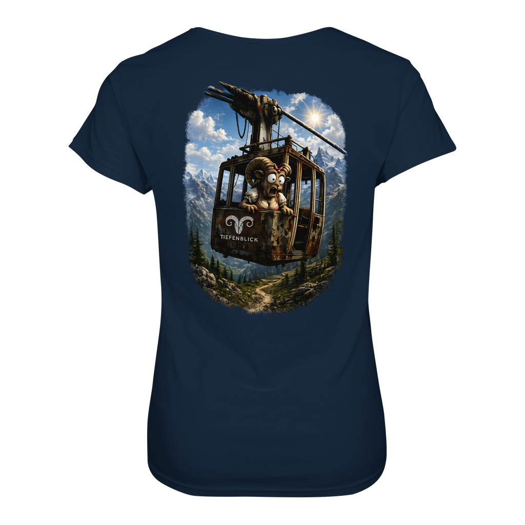 Tiefenblick Gondel Adrenalin Fun - Ladies Organic Shirt