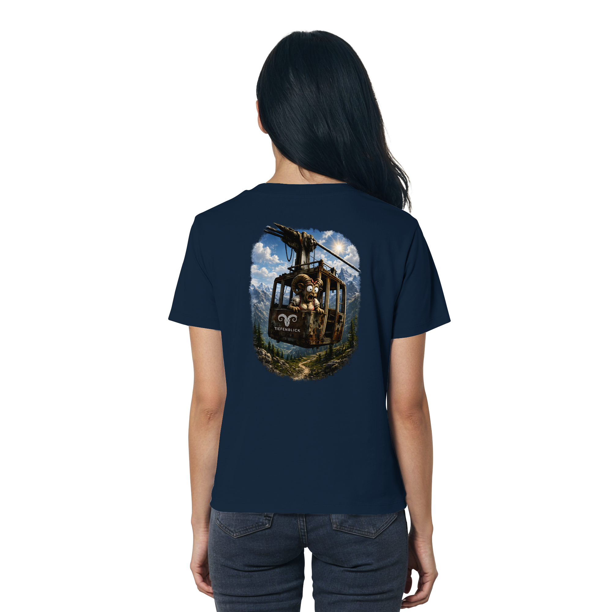 Tiefenblick Gondel Adrenalin Fun - Ladies Organic Shirt