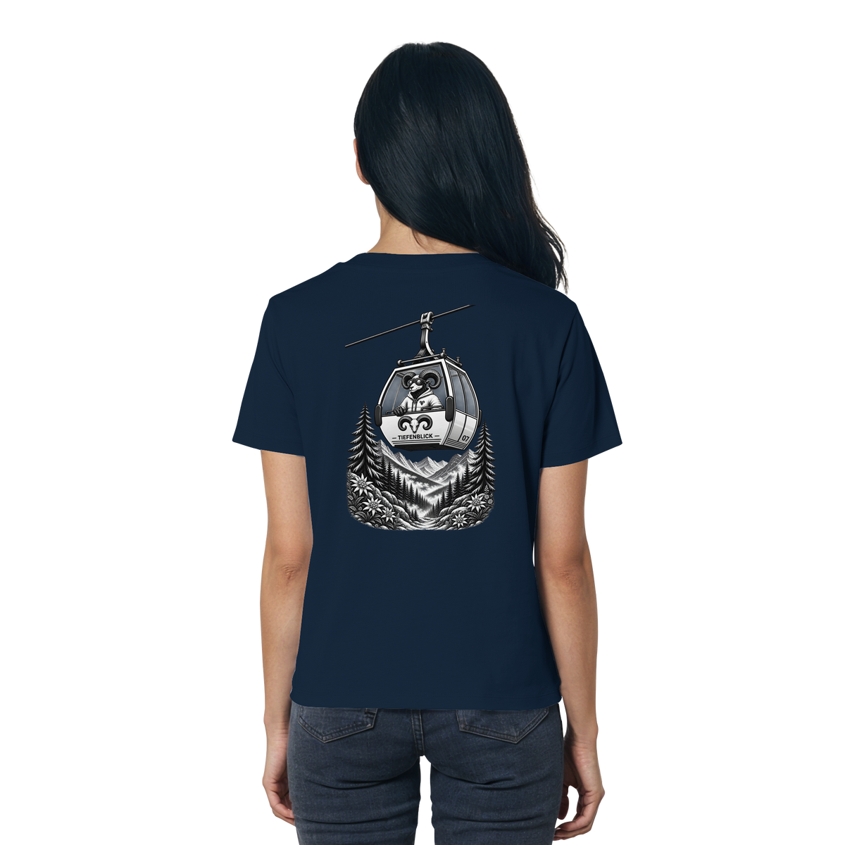 Tiefenblick Gondel Fun  - Ladies Organic Shirt