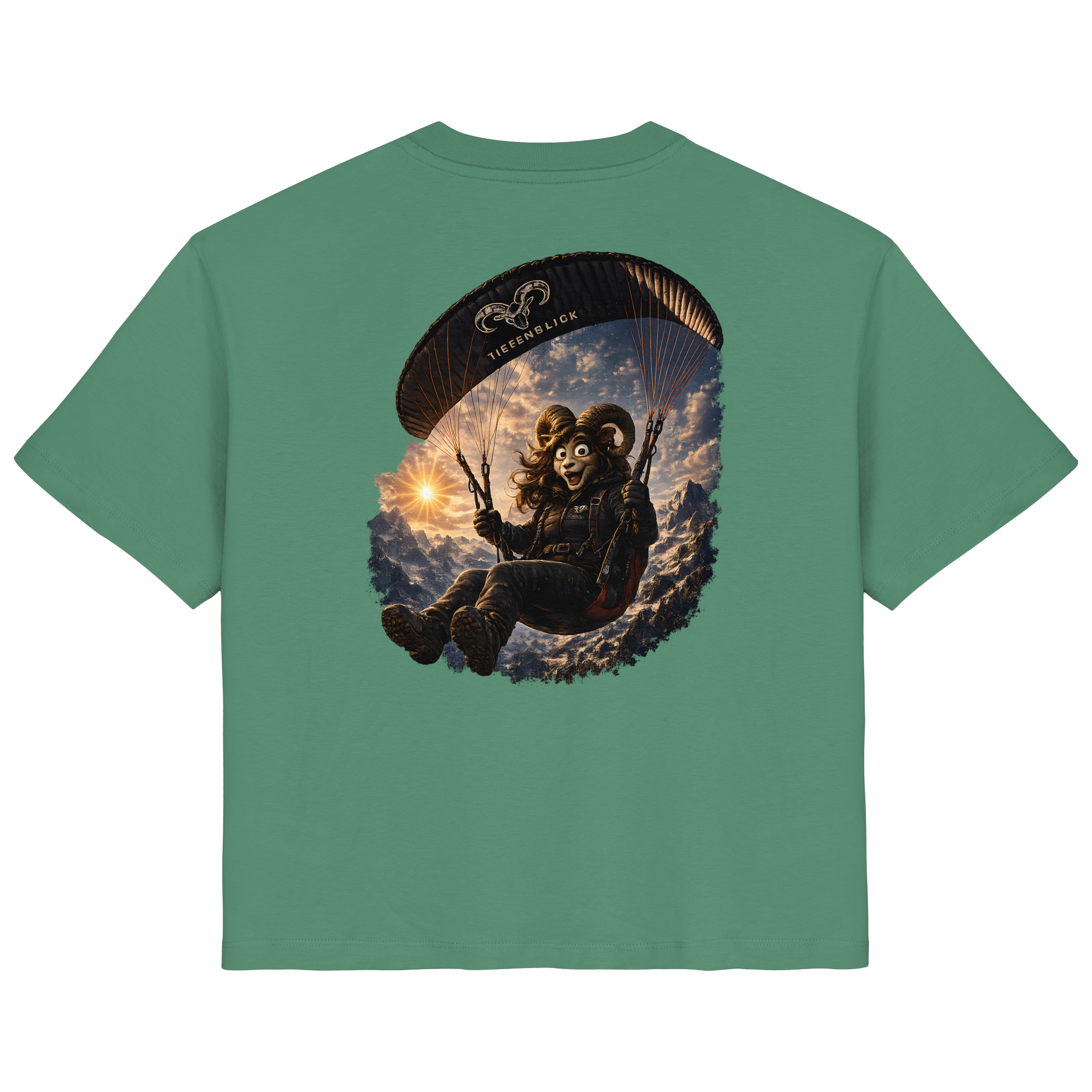 Tiefenblick Paraglider (Frau) - Ladies Organic Shirt