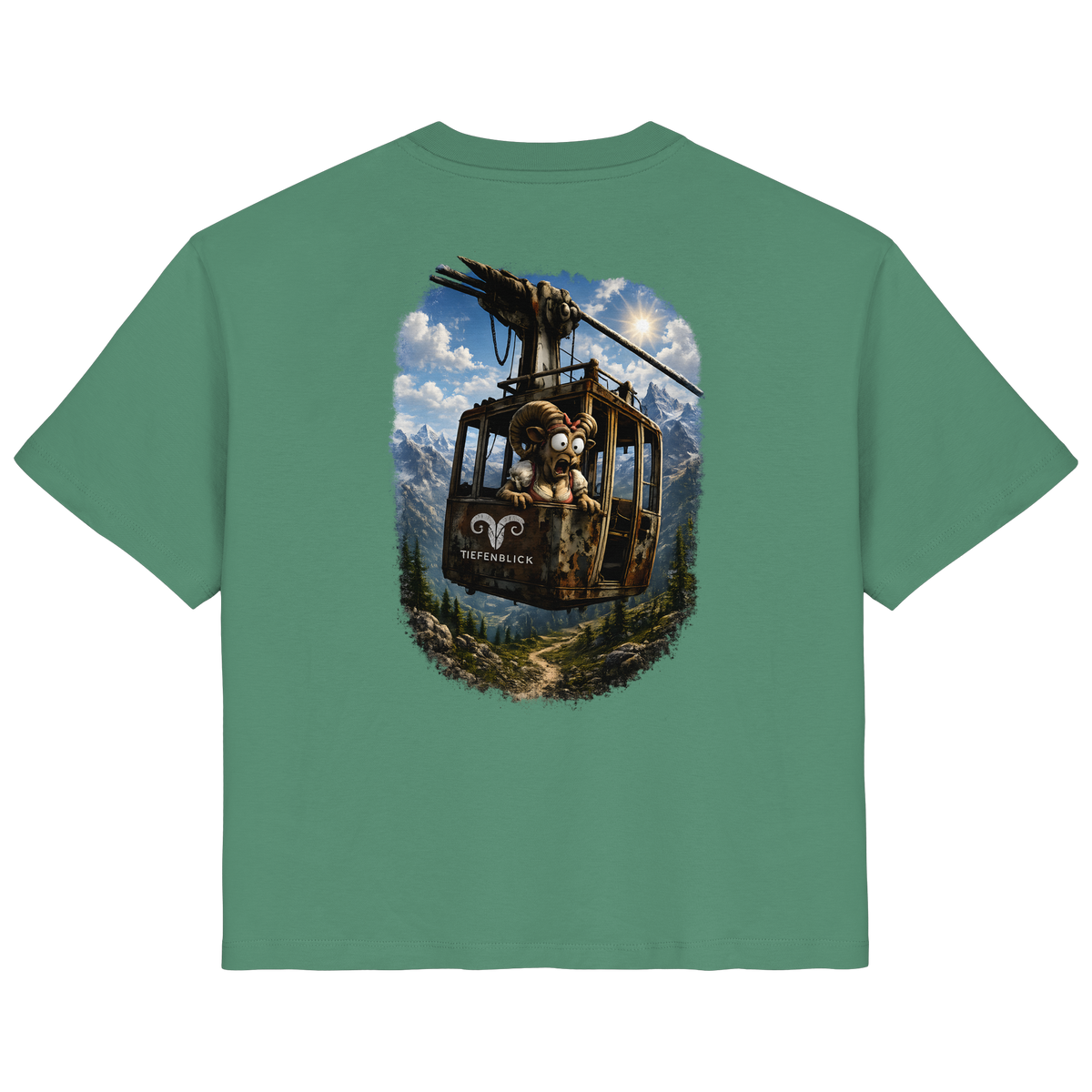 Tiefenblick Adrenalin Gondel Fun - Ladies Organic Shirt