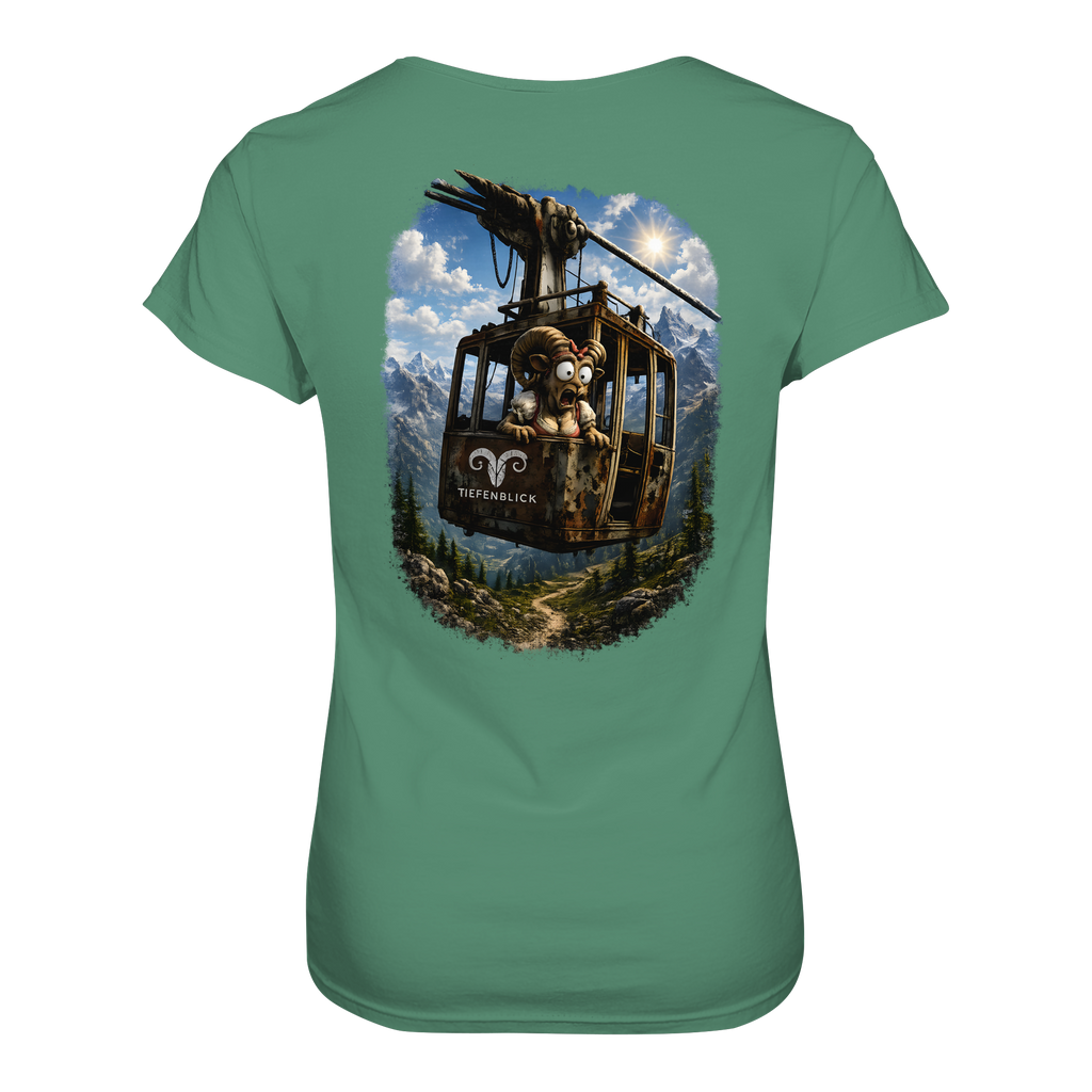 Tiefenblick Gondel Adrenalin Fun - Ladies Organic Shirt
