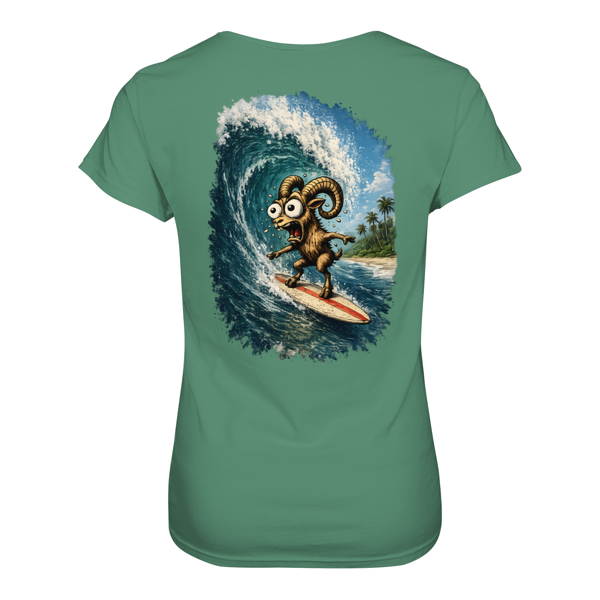Tiefenblick Urlaub Fun  - Ladies Organic Shirt